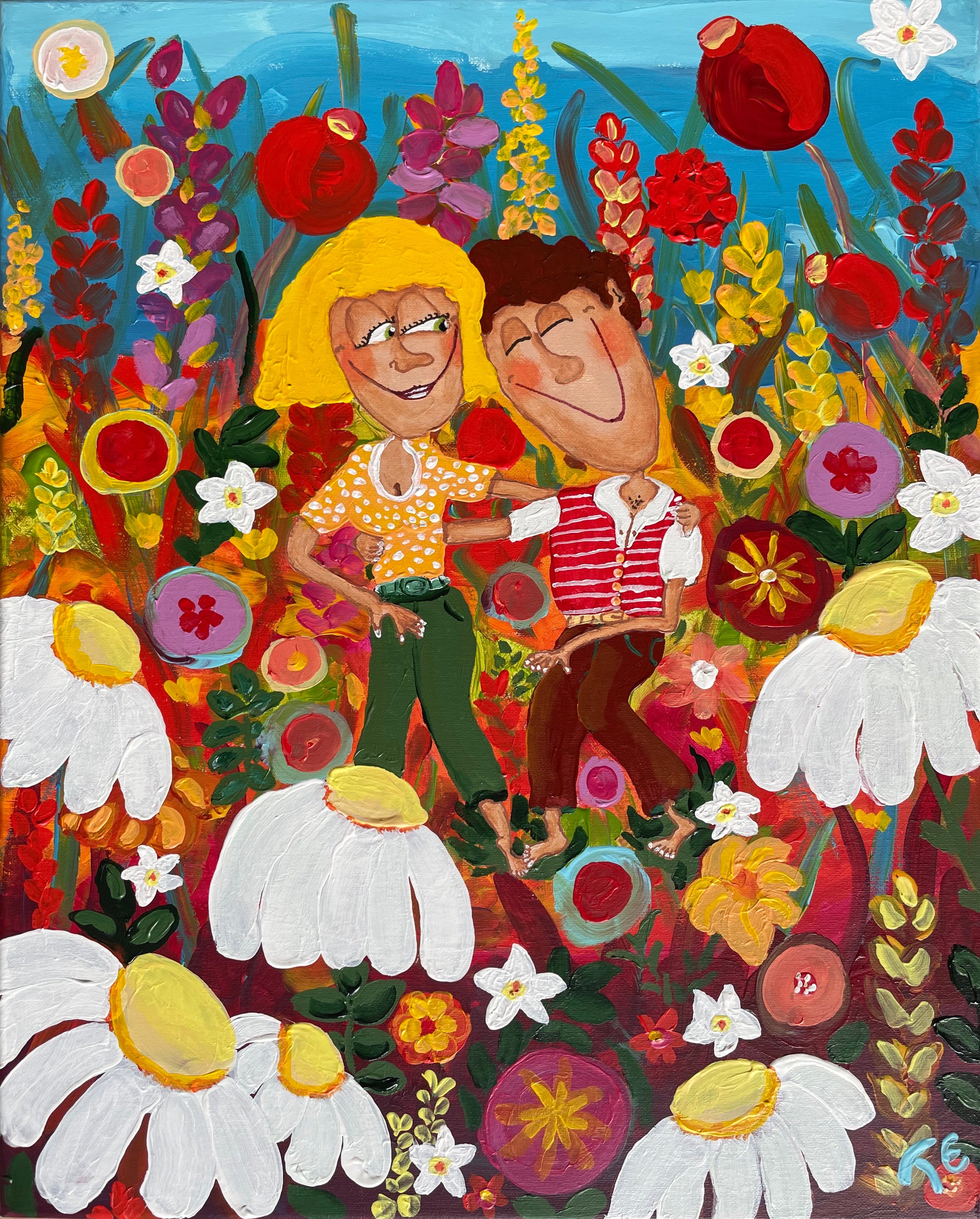 Lejre Kunstforening inviterer til en ny udstilling. På billedet ses værket ”Den blomstertid nu kommer” af Tomas Eriksson.