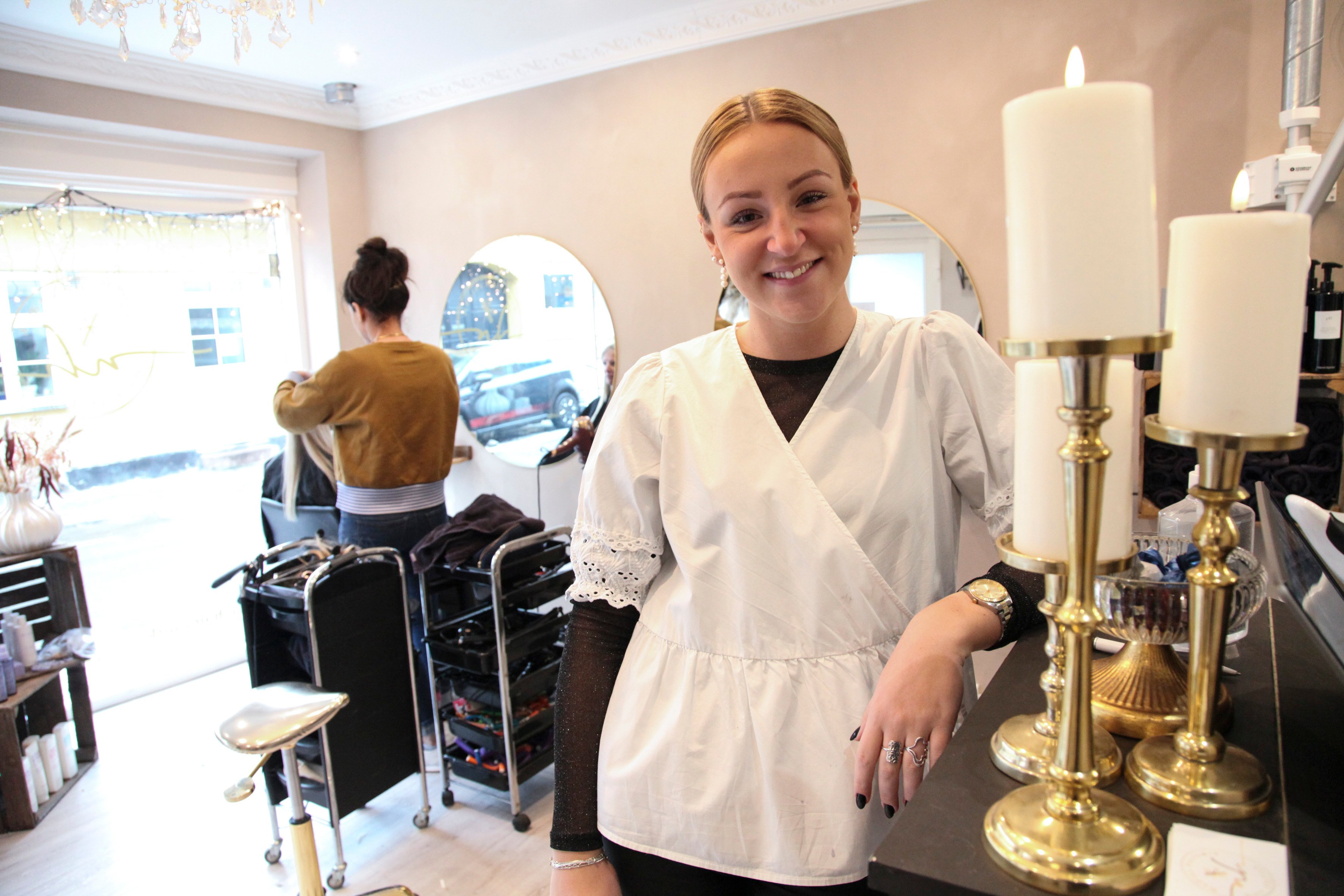 Cathrine Bakkegaard Sørensen er elev hos Nadias Hairværk.