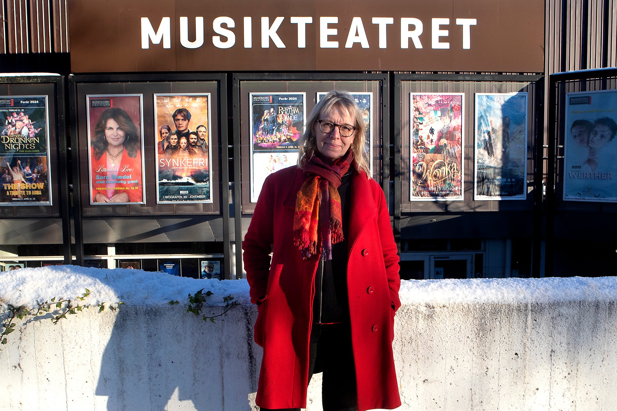 Maria Frej bobler af ideer til arrangementer og nye tiltag i MusikTeatret. Foto: Kim Rasmussen