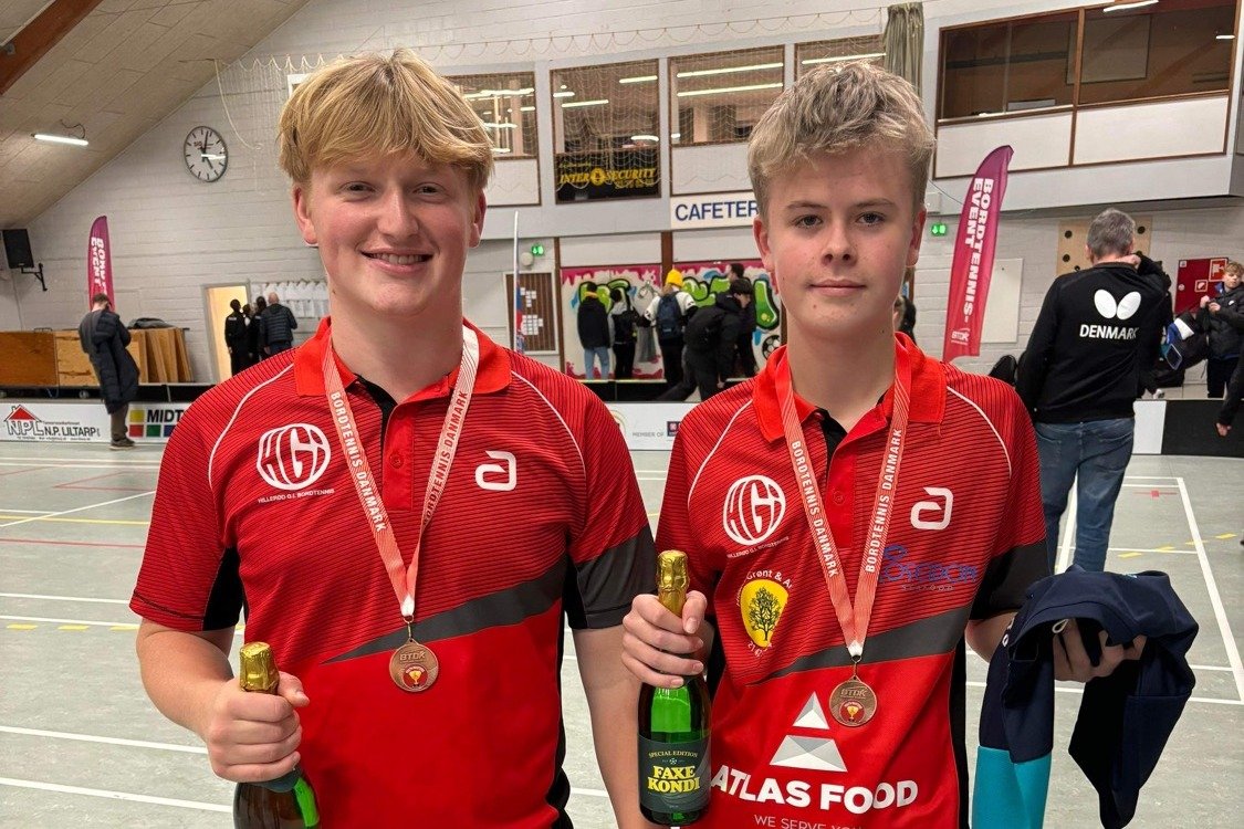 Marcus Ahrenholt Jensen og Carl Carstensen Køngerskov snuppede en 3. plads i hver deres række. Foto: Presse