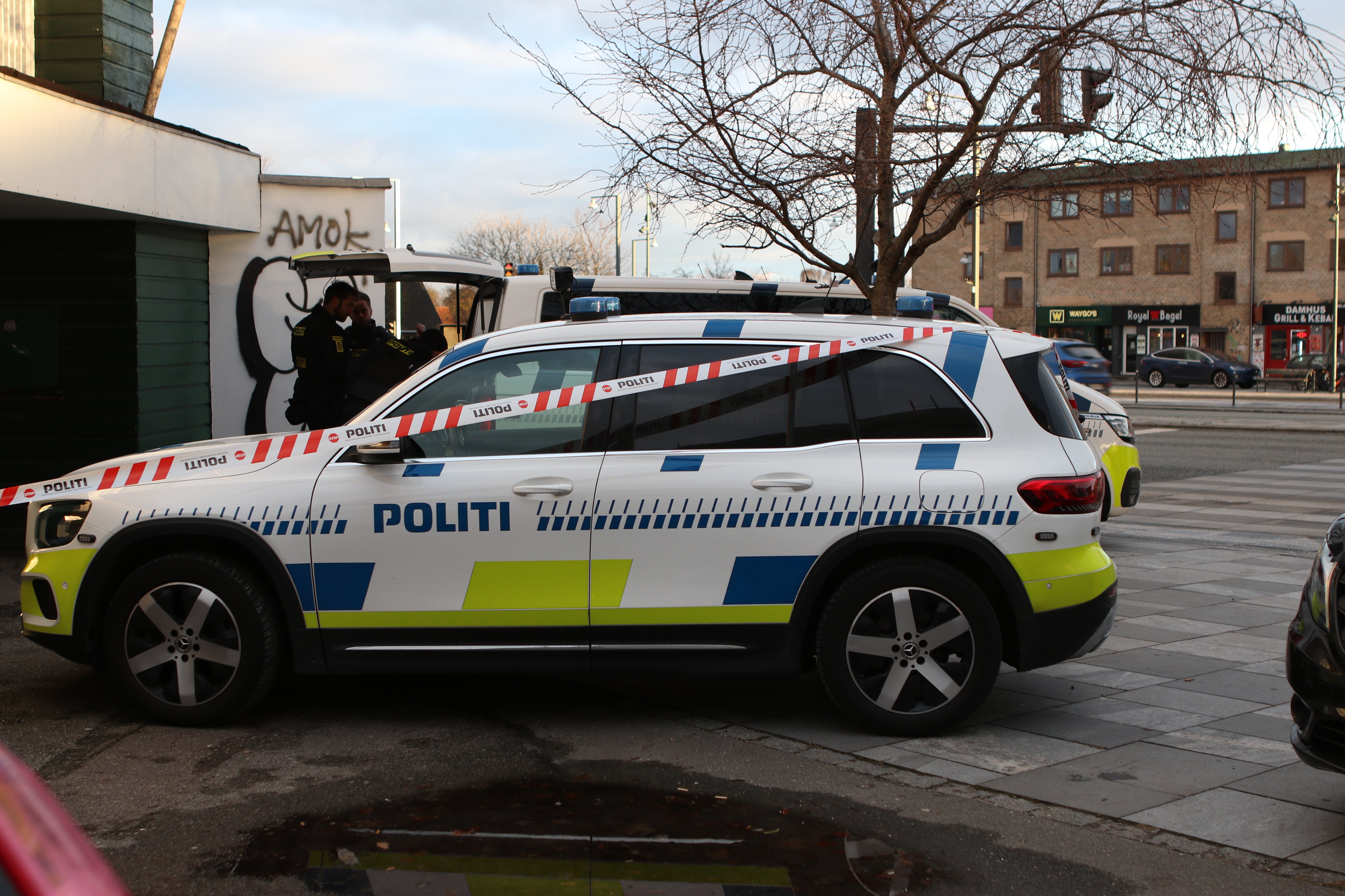 Det seneste røveri blev begået mod en spillehal på Roskildevej.