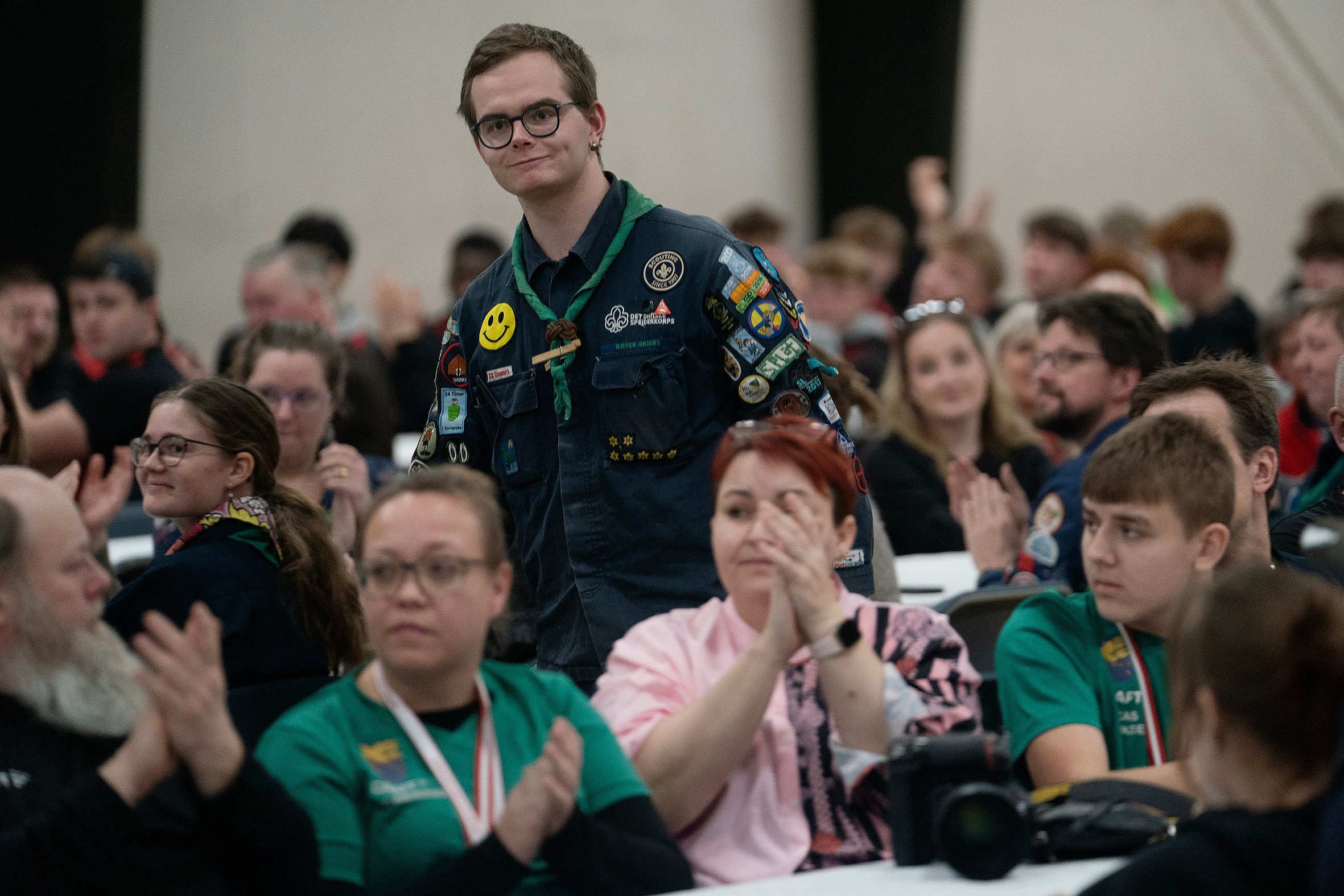 Rasmus Mehr fik i 2023 den nystiftede pris som Årets Unge Leder. Foto: Thomas Olsen