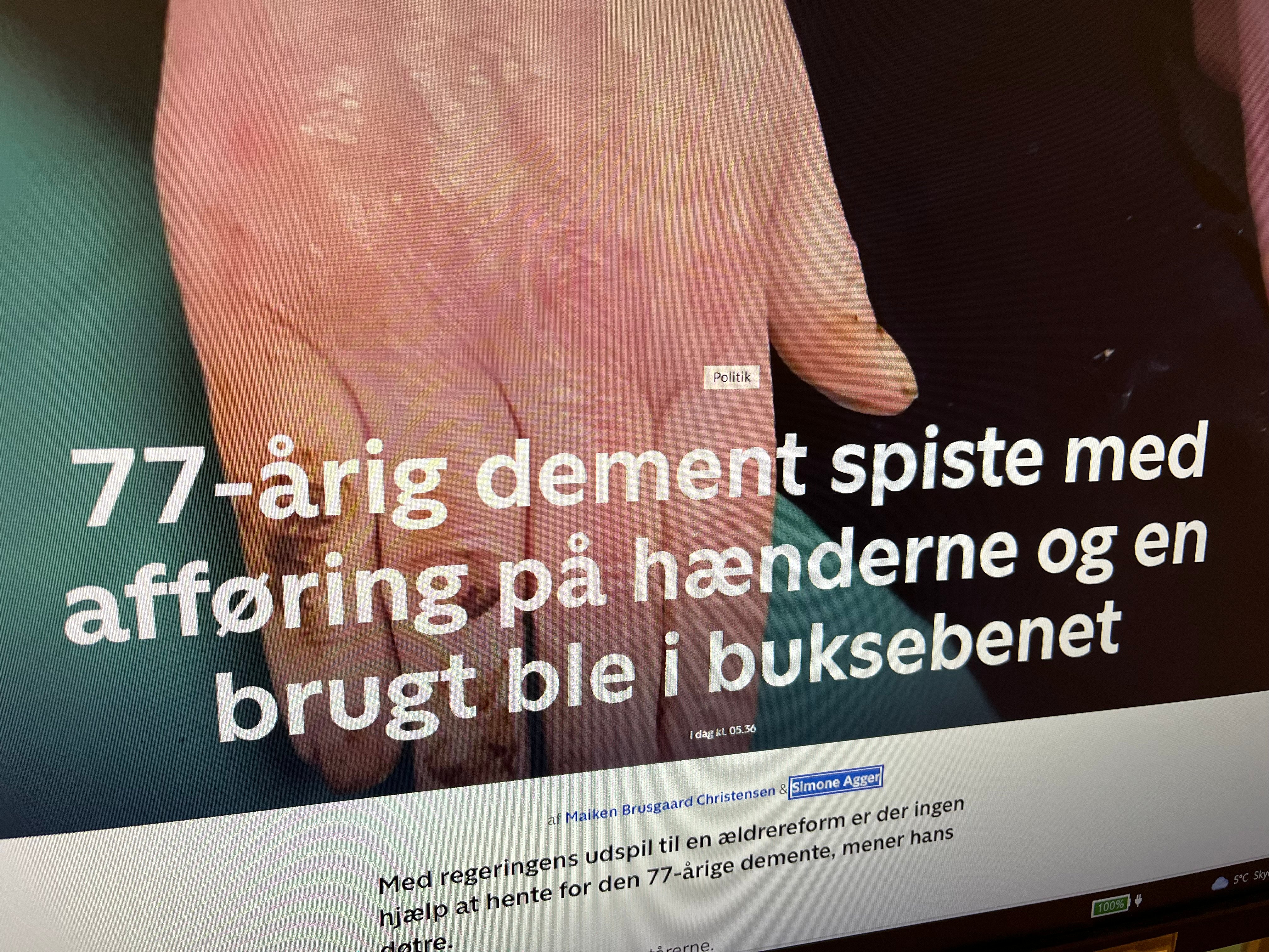 Kommune beskar ifølge forening penge til håndtering af borgere med svær demens. Foto: Mikkel Brøgger Petersen