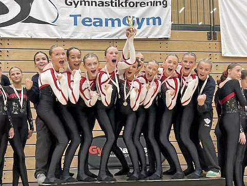 Rødovre Gymnastikforening imponerede ved Sjællandsmesterskaberne i Team Gym