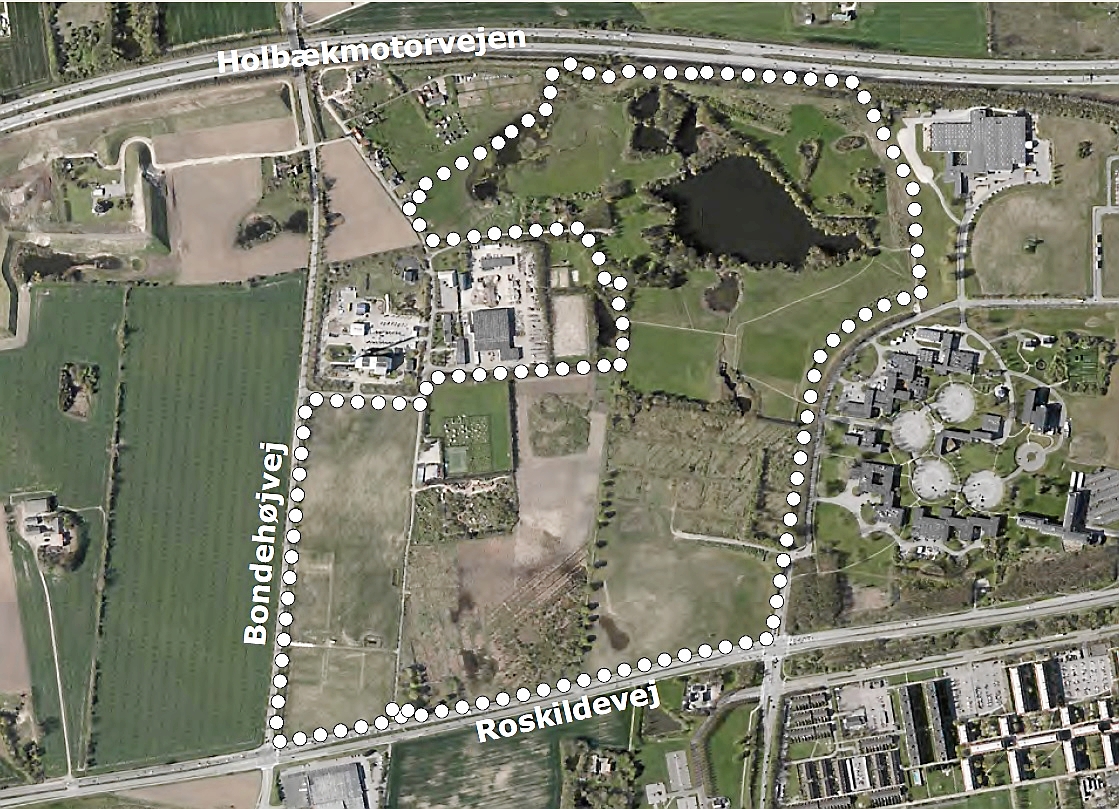 Det er en del af området her, DBU vil bygge deres projekt. - Høje-Taastrup Kommune Det er en del af området her, DBU vil bygge deres projekt.