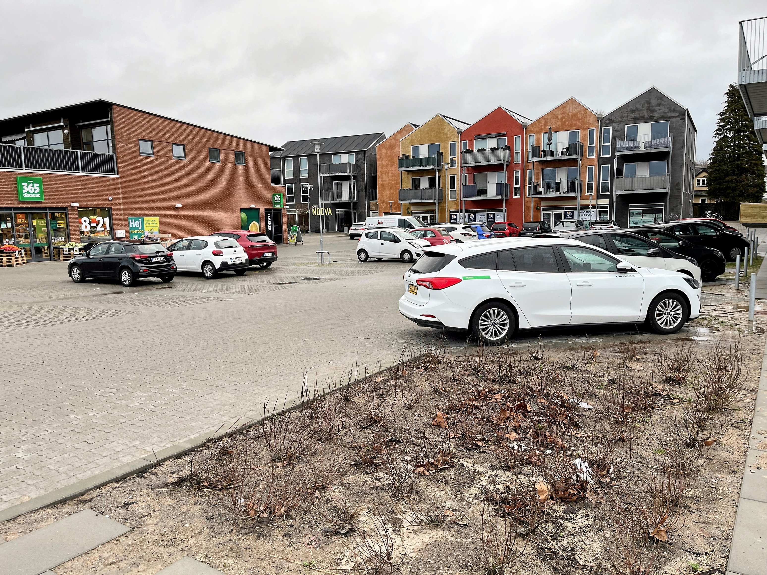 Det er nye tider for butikscentrets bilister. Foto: Holger Vincents