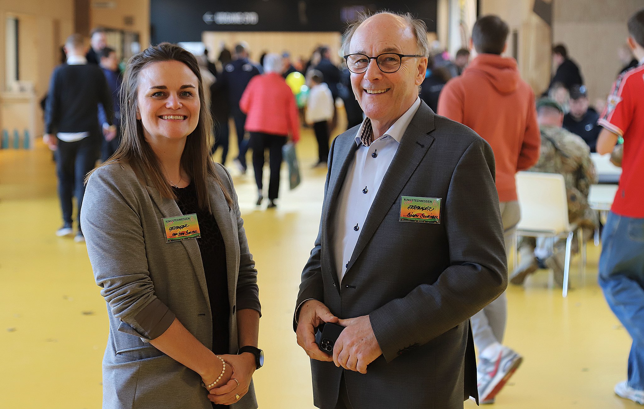 Ann Sofie og Søren Scheibel, datter og far, står bag Ringstedmessen, der hvert andet år har præsenteret det lokale erhvervsliv.