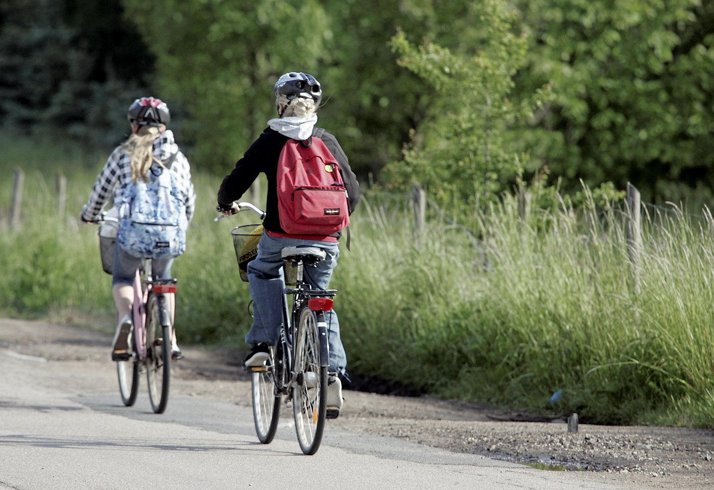 Hillerød Byråd vil nu helt standse alle boligbyggerier øst for Amtmandsvej for at sikre de cyklister, der skal køre til og fra den kommende bydel Favrholm. Arkivfoto: John Jessen Hansen