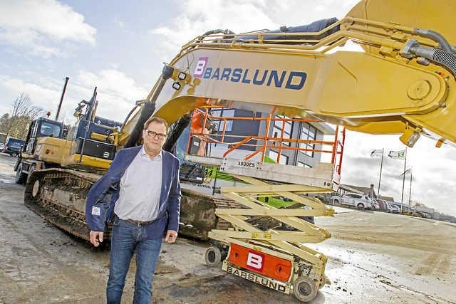 Direktør Thomas Barslund stod i spidsen for et entreprenørfirma, som voksede sig til kommunens største, og særligt var specialiseret i vej- og anlægsentrepriser. Foto: Allan Nørregaard