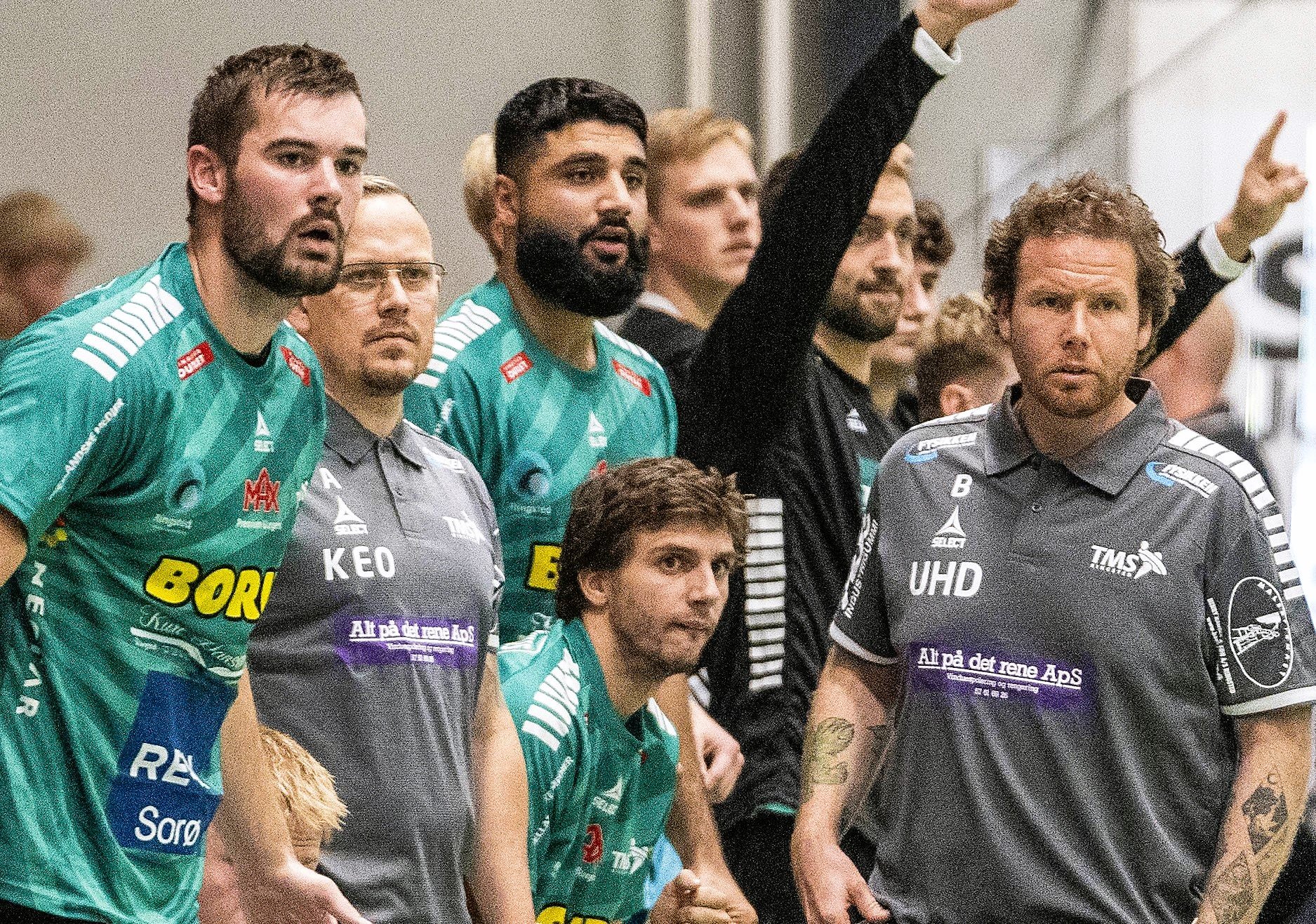 Marc Uhd (th.) og TMS Ringsted har præsteret over al forventning i sæsonen.