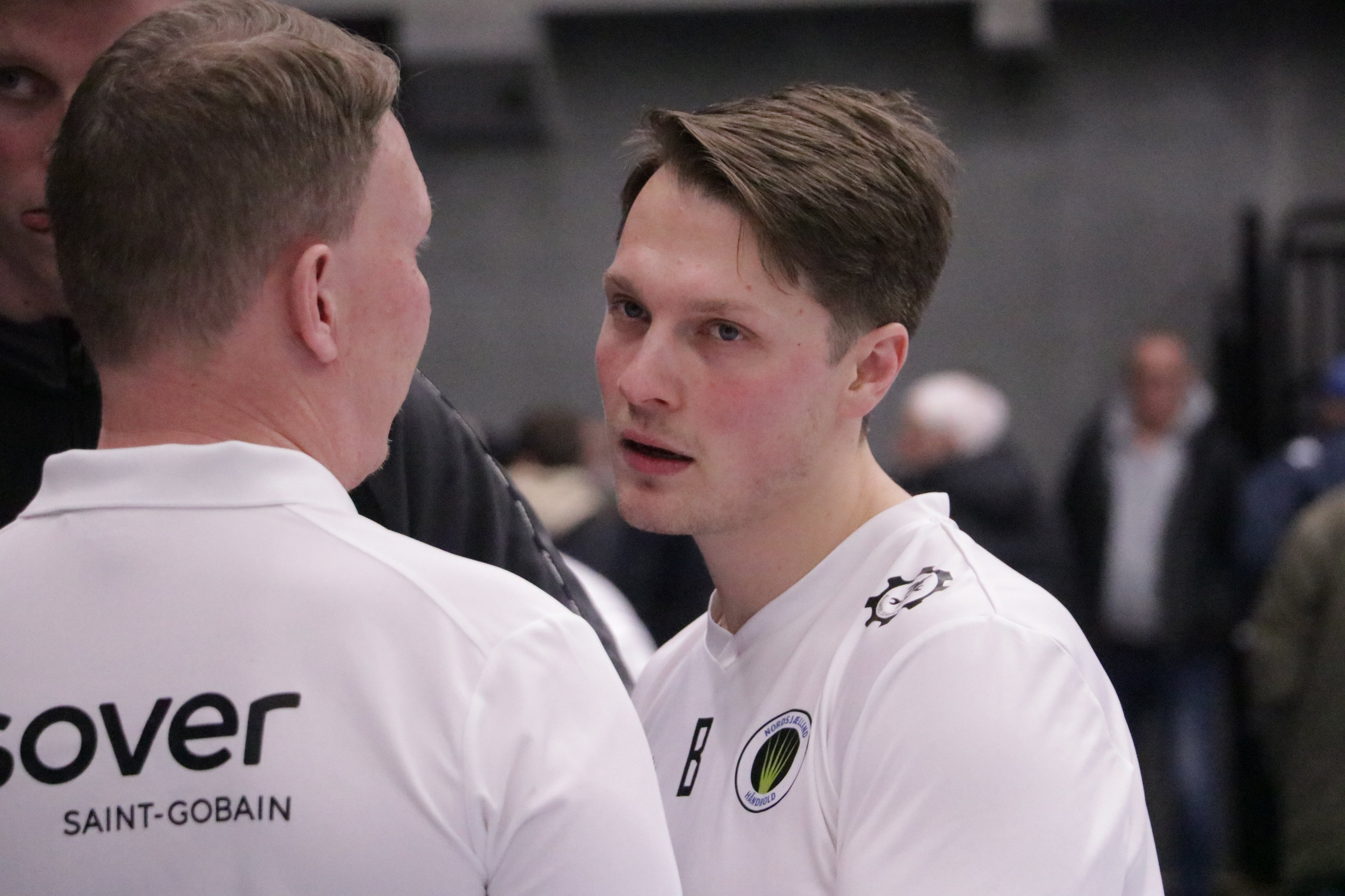 Laurids Søgaard (th.) tager over som cheftræner i Nordsjælland Håndbold til sommer. Foto: Anders Kamper