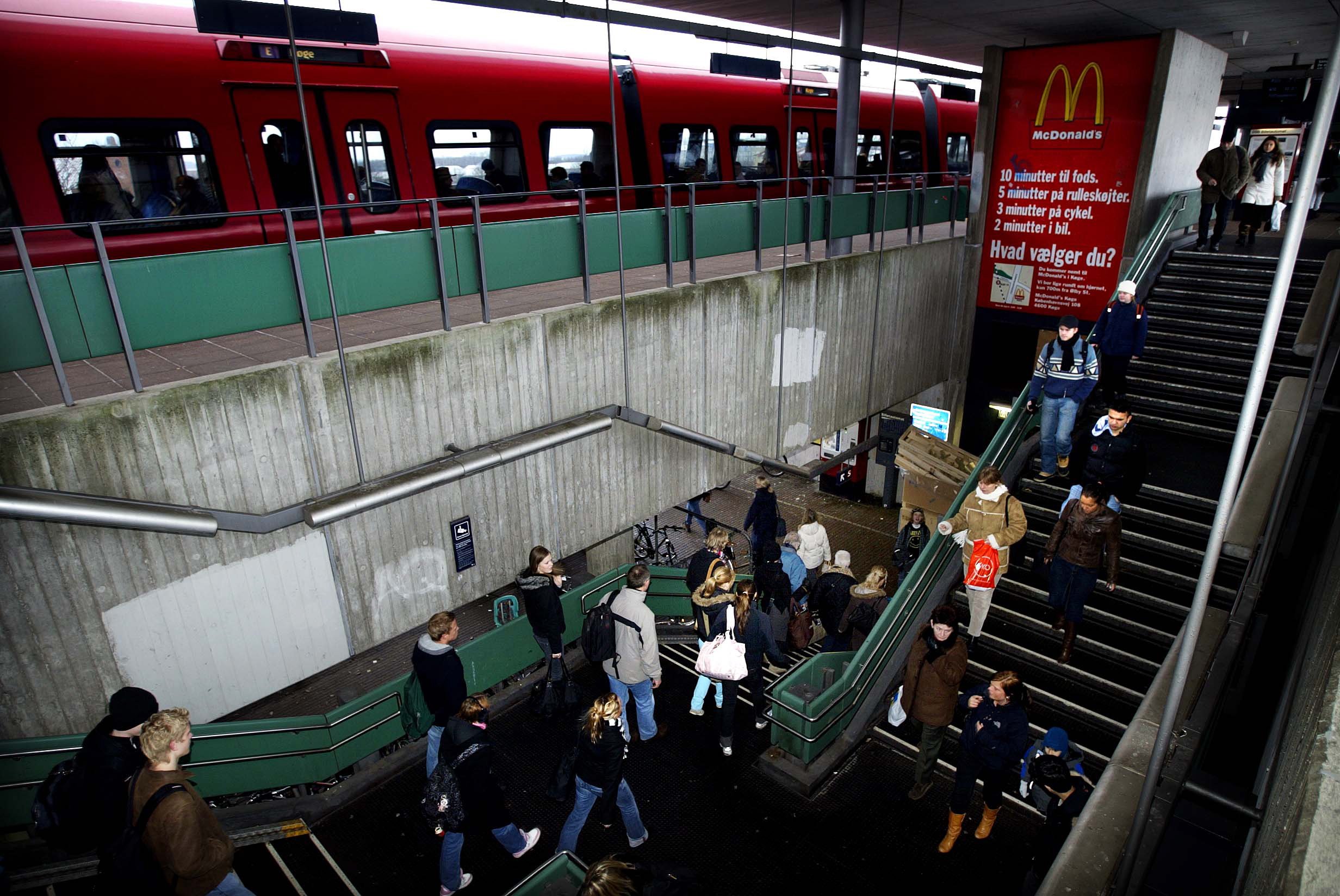 Ved månedens udgang lukker 7-Eleven-kiosken på Ølby Station grundet fald i antal kunder og deraf faldende omsætning. Foto: Jens Wollesen