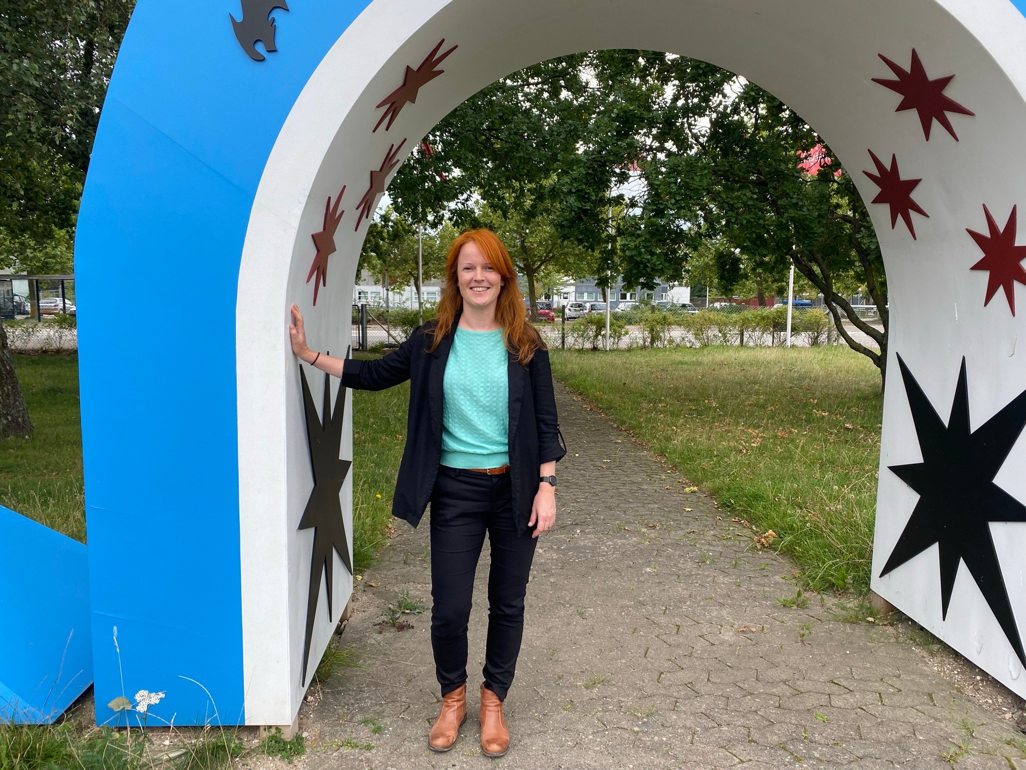 Der sker virkelig noget med de elever, der er med, fortæller Hanne Tjessem, viceleder på ungdomsskolen og Linje 10. Foto: Pernille Dam