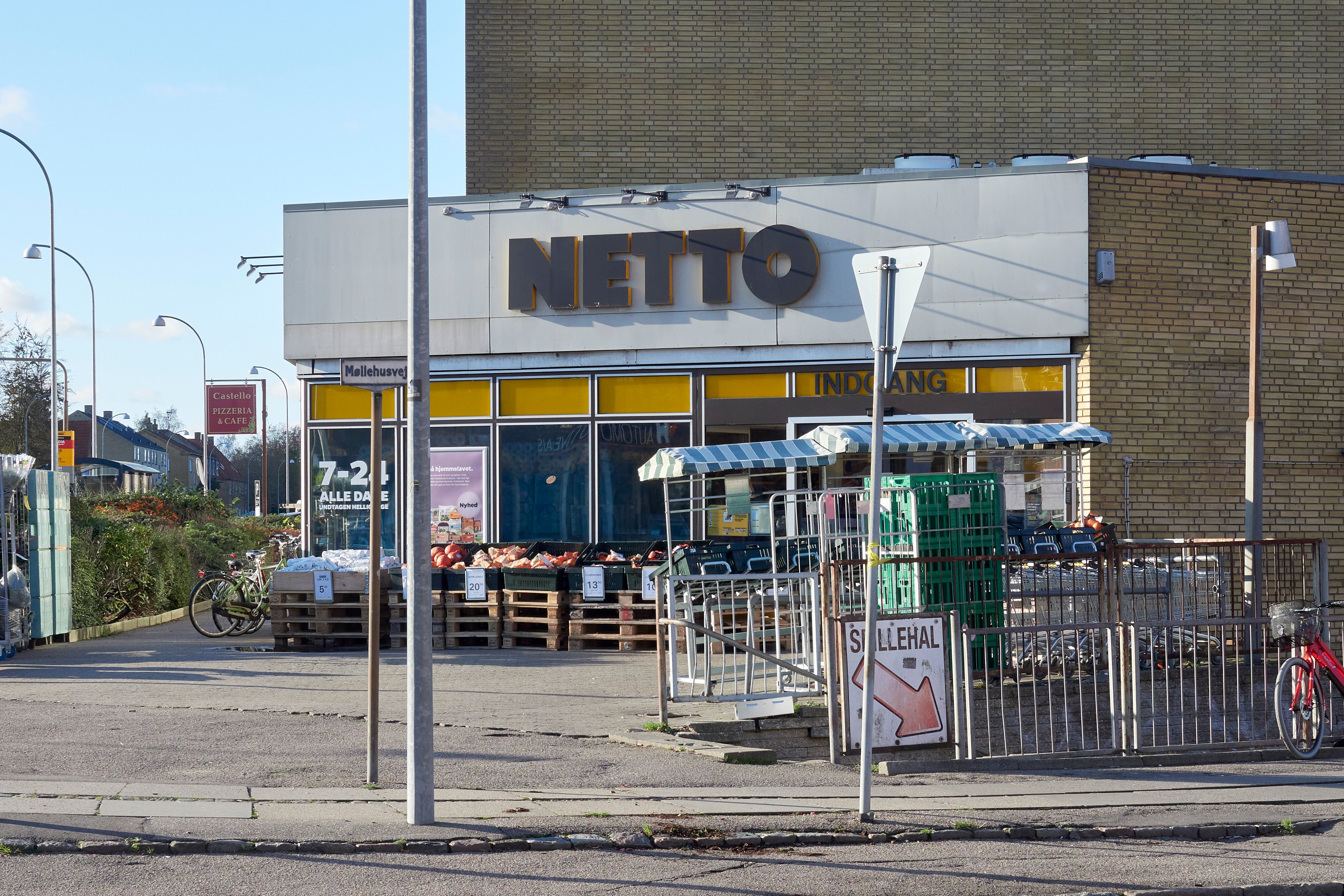 Netto på Holbækvej er midlertidigt lukket.