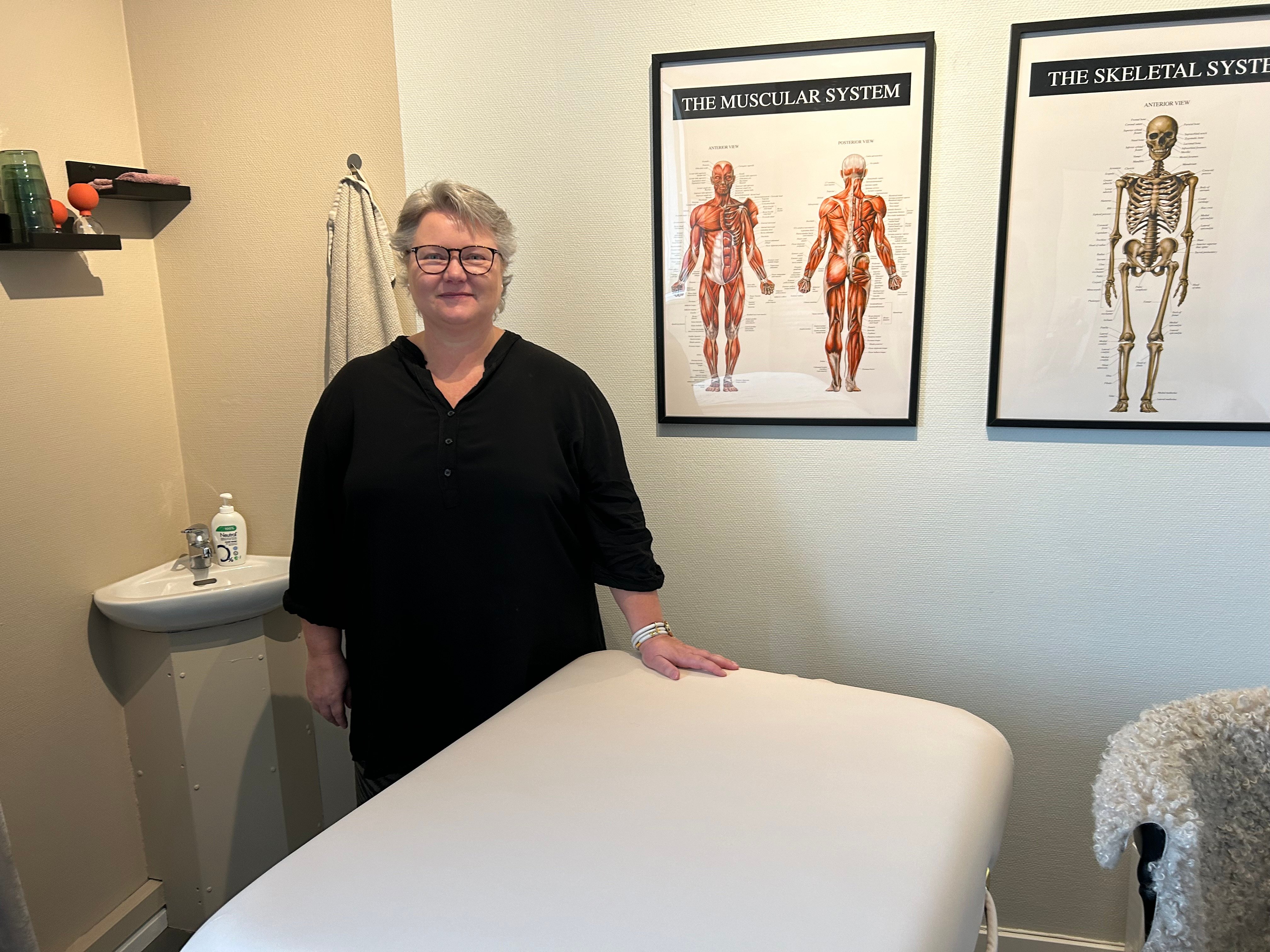 Helle Simonsen i klinikken midt i Slagelse. Foto: Henny Ferrold