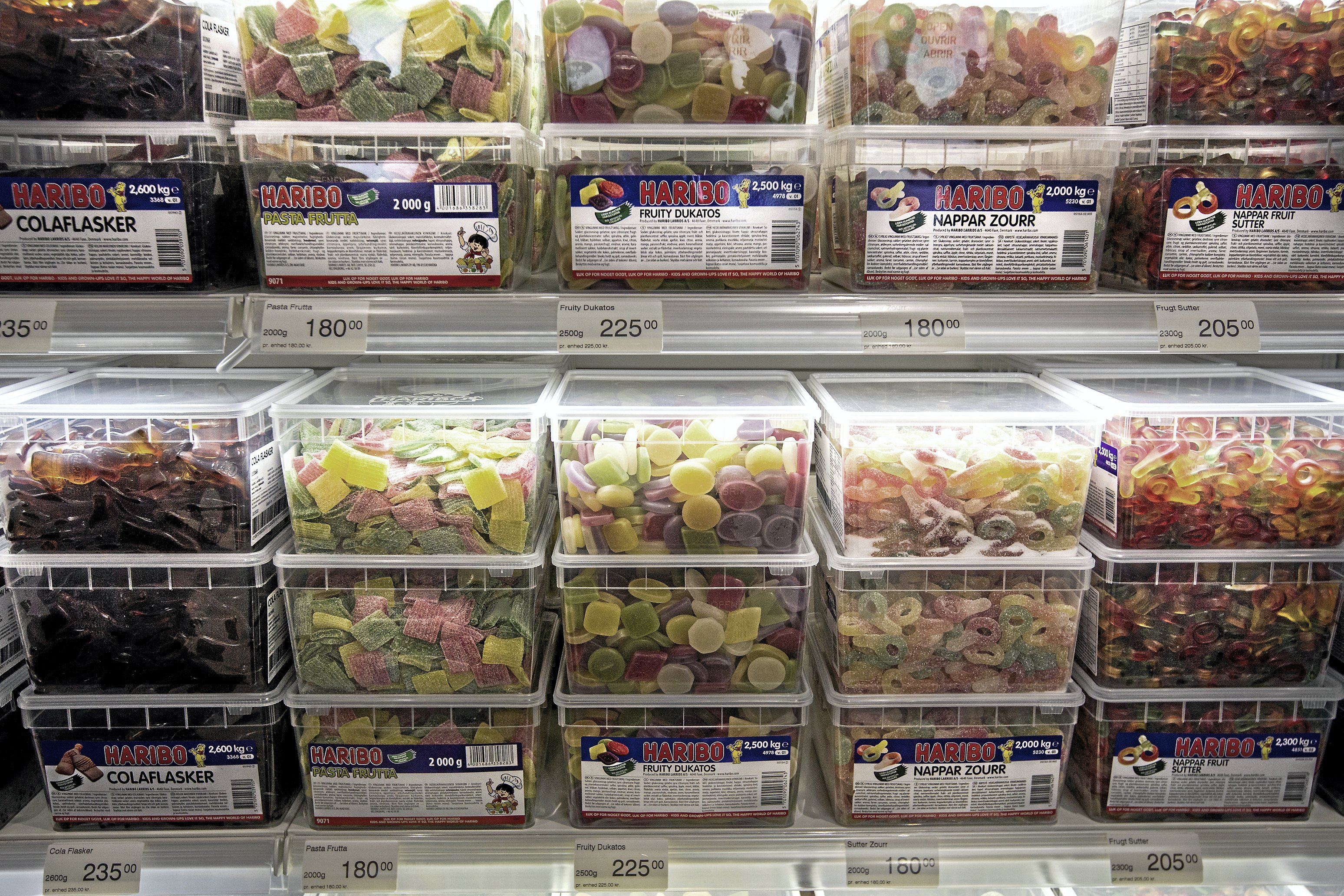 Danskerne er det land i verden, der spiser mest slik per indbygger. Foto: Arkiv.