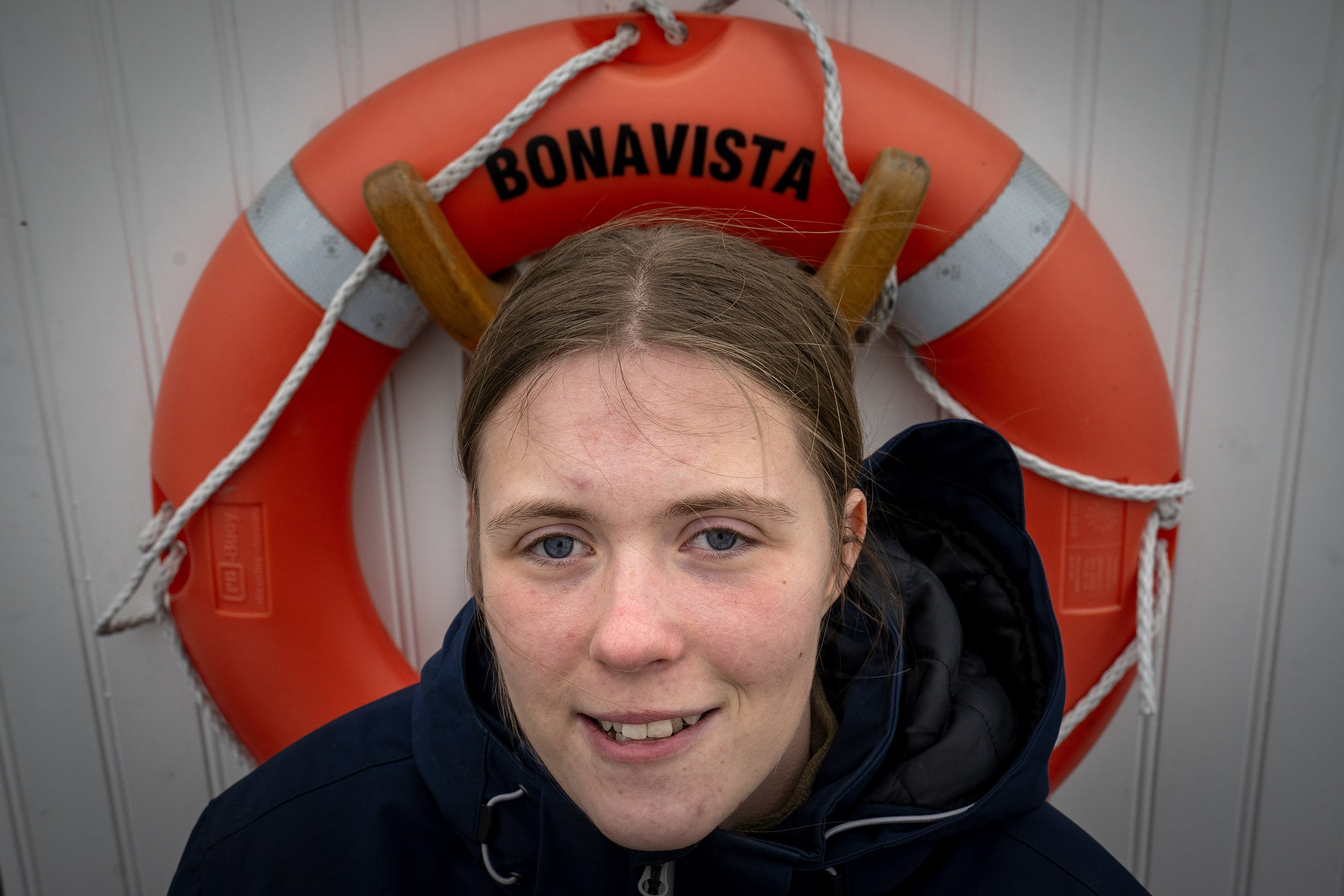 Sofie Bisp Willmans første tur på et sejlskib var med Nationalmuseets skonnert Bonavista, som hun stadig ofte sejler med. Foto: Anders Ole Olsen