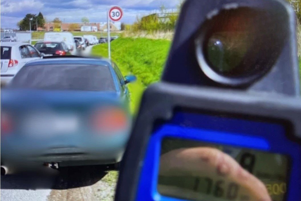 Politiet har igen haft fartmåleren fremme på en bestemt vej i Roskilde, hvor der ofte køres for stærkt.