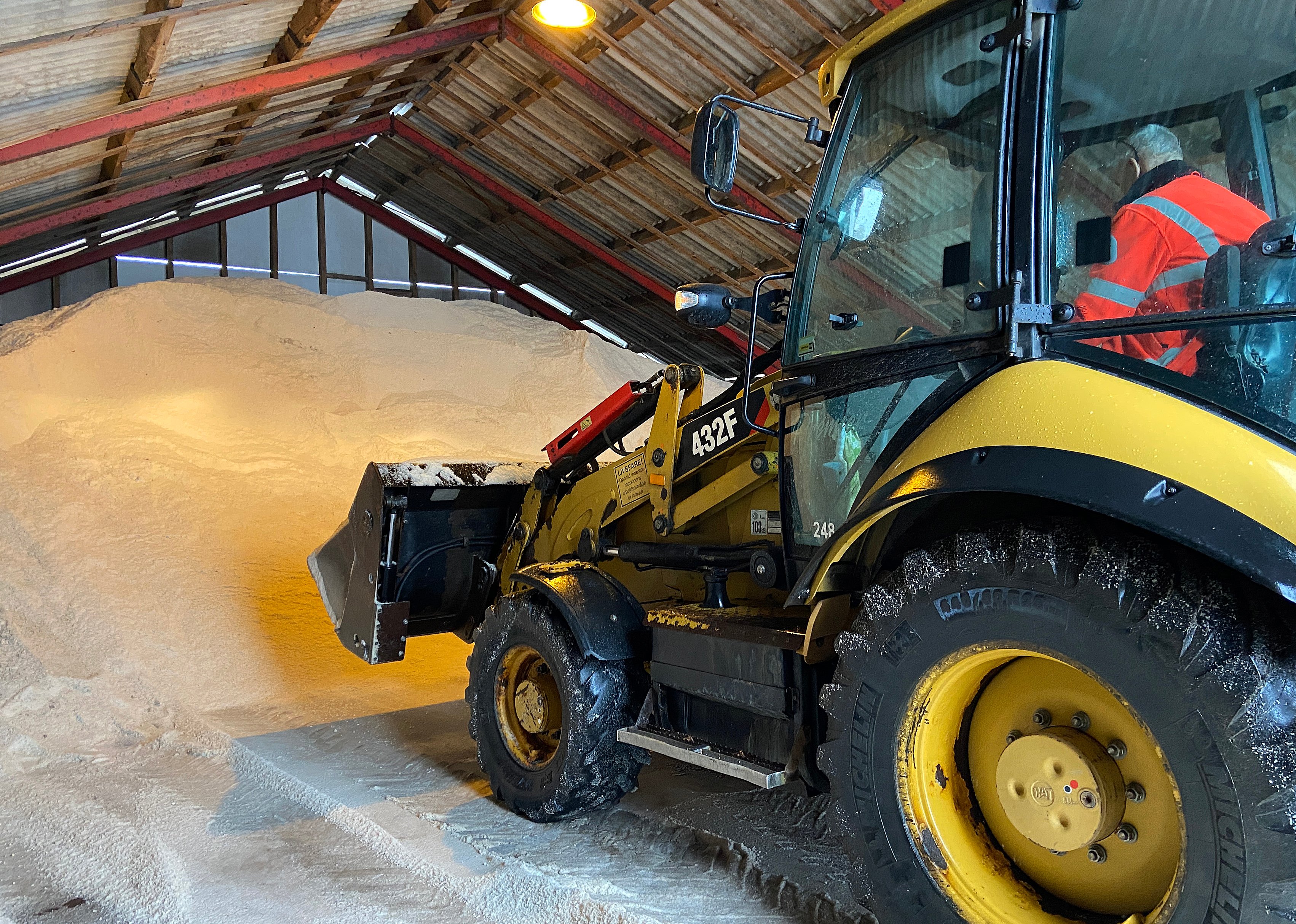 Indtil videre er der brugt omkring 400 tons salt i Kalundborg Kommune.