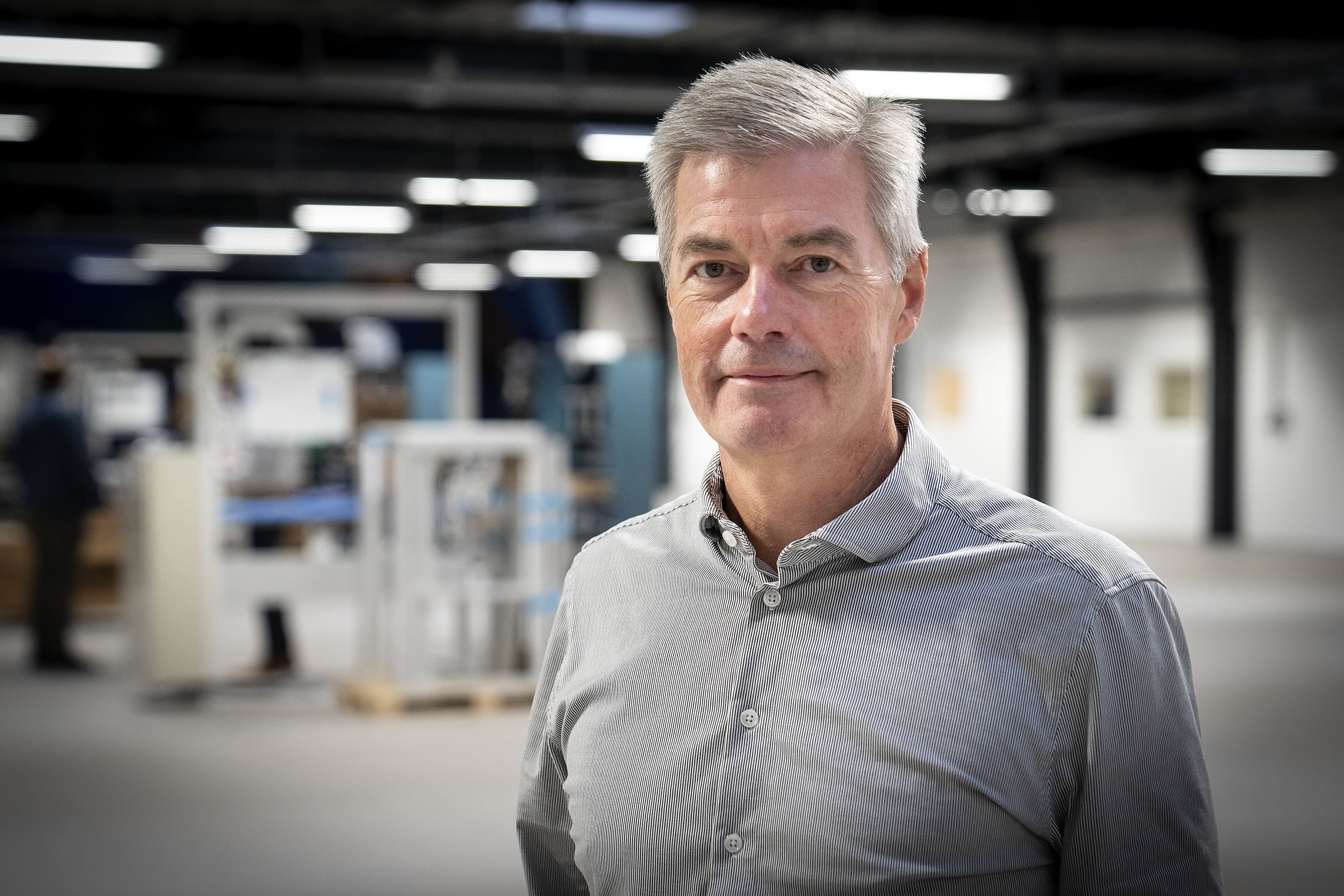 Direktør Benny Smith fortsætter opturen med maskinfabrikken i Fårevejle. Foto: Anders Ole Olsen