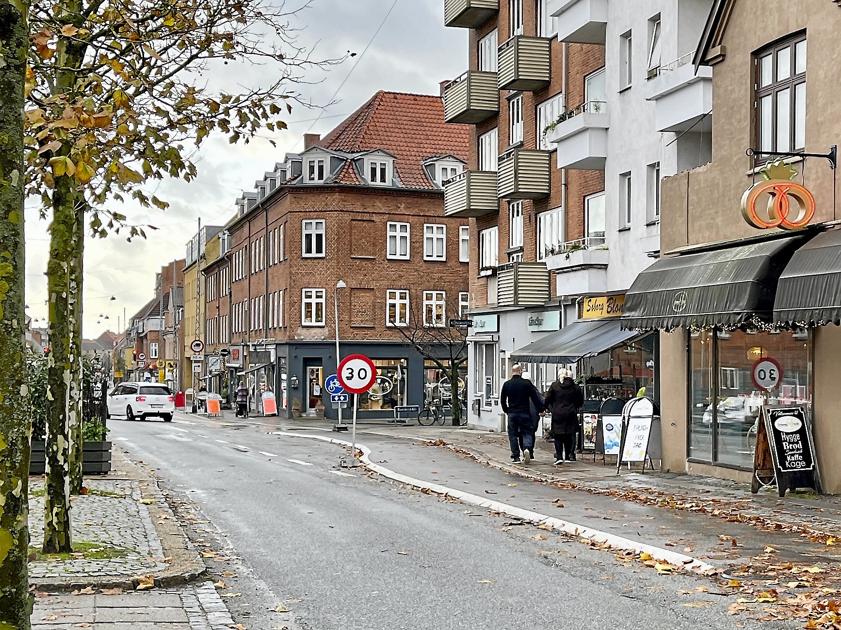 Der bliver åbnet for trafik i begge retninger hen over julen i Søborg lige som der er anvisning til parkering og mulighed for at se det som er ombygget færdigt.