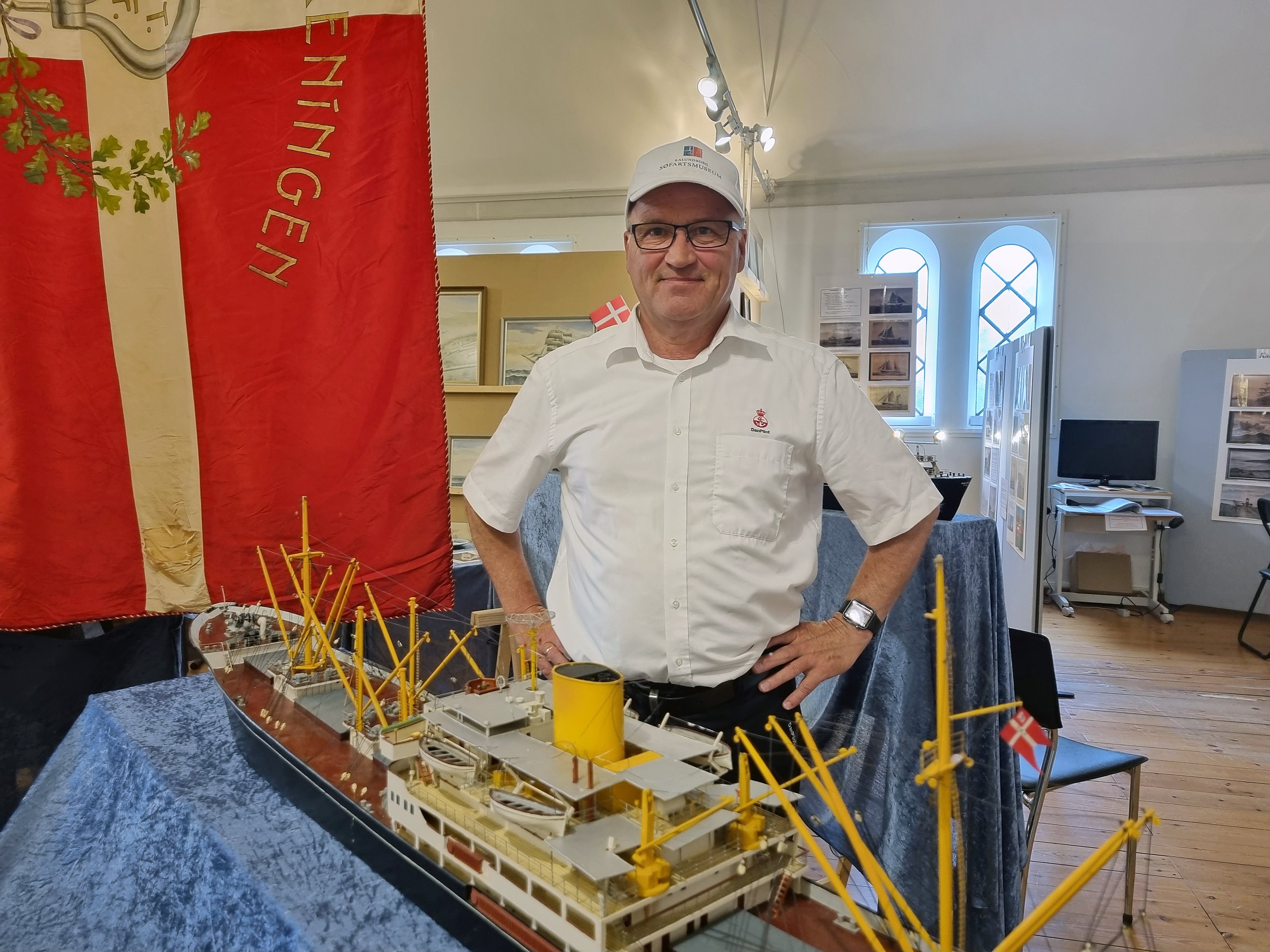 Ivar Svane er formand for Kalundborg Søfartsmuseum, som har fået nej til huslejetilskud fra kultur- og fritidsudvalget. Foto: Mathias Jepsen