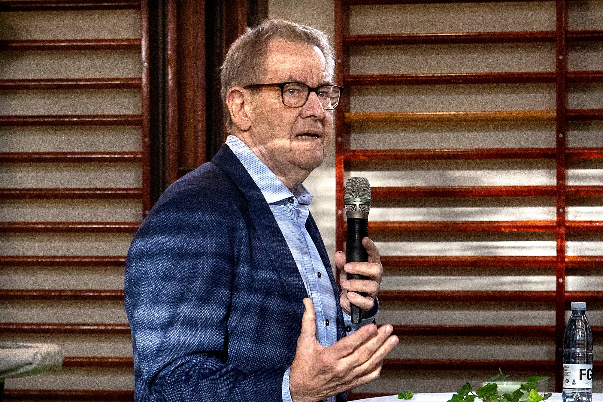 80-årige Poul Nyrup Rasmussen var i topform, da han indviede Headspace i Vordingborg.