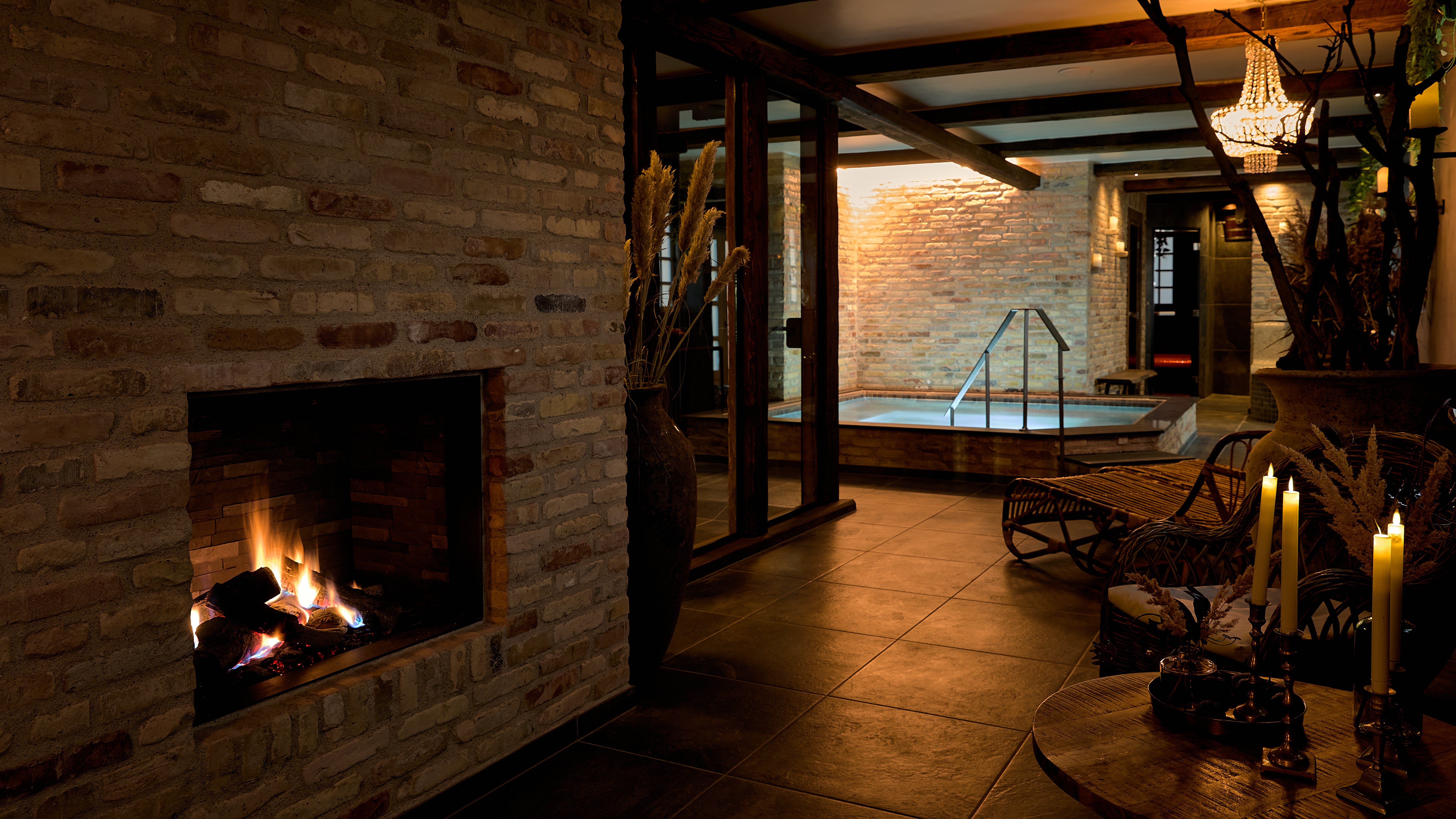 Hotellet fik i starten af året et helt nyt wellnessområde med sauna, dampbad og et indendørs varmtvandsbassin. Privatfoto