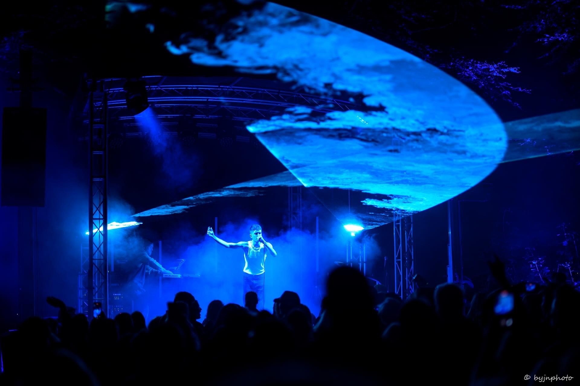 Dillistone indtog scenen med storm, da han spillede på Nordsjæl Festival i lørdags. Foto: Jørgen Henrik Nielsen