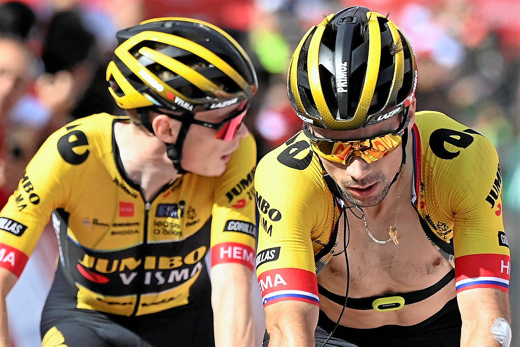 Har de planer om at tage hele podiet - Jonas Vingegaard og Primož Roglic?