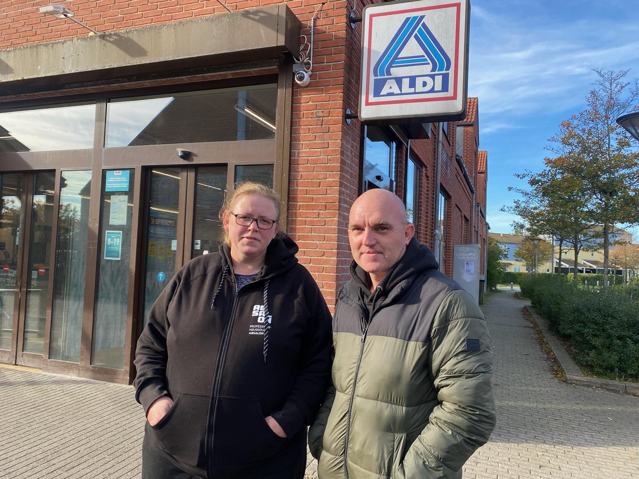 Marianne Nielsen og Stefan Jensen ser meget gerne butikken på Pogebanken i Herfølge erstattet med en Rema 1000. Foto: Henrik Førby Jensen