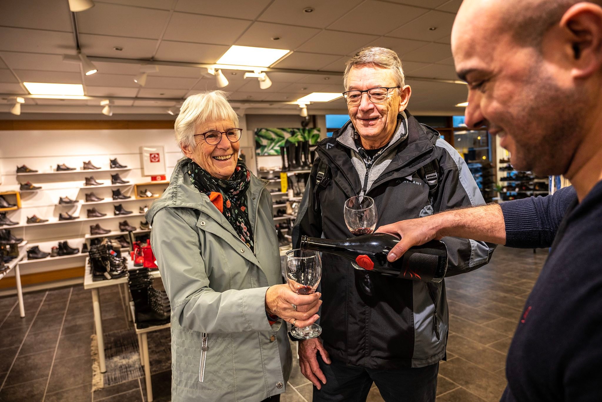 'Vino-butikko' fredag den 3. november fra kl. 15-19. Smag vine i alle forretningerne i centret. Arkivfoto: Jørgen Brieghel