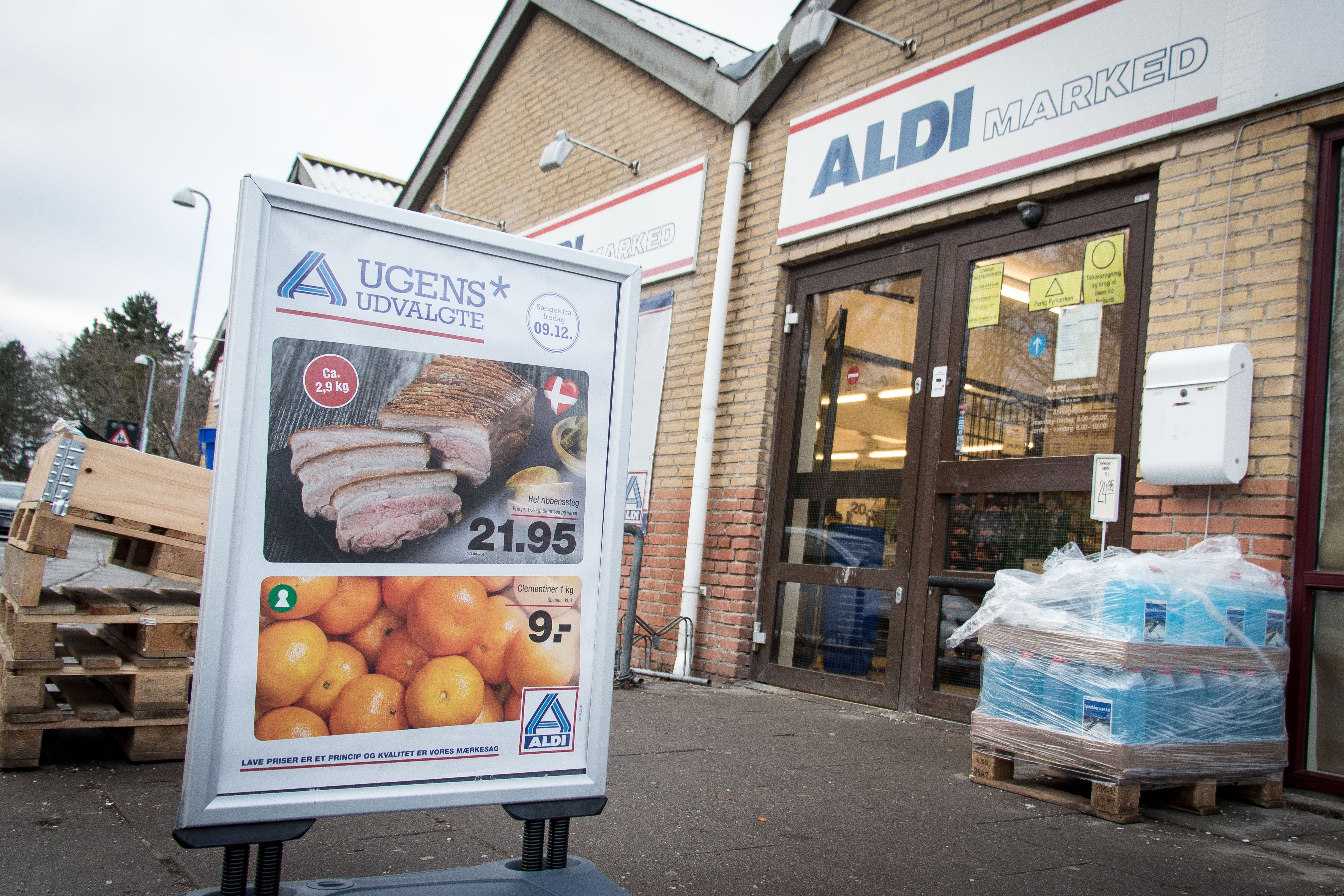 Afløseren til ALDI på Bolbrovej 60 i Rungsted - REMA 1000 - lader vente på sig med at genåbne butikken. Foto: Arkiv