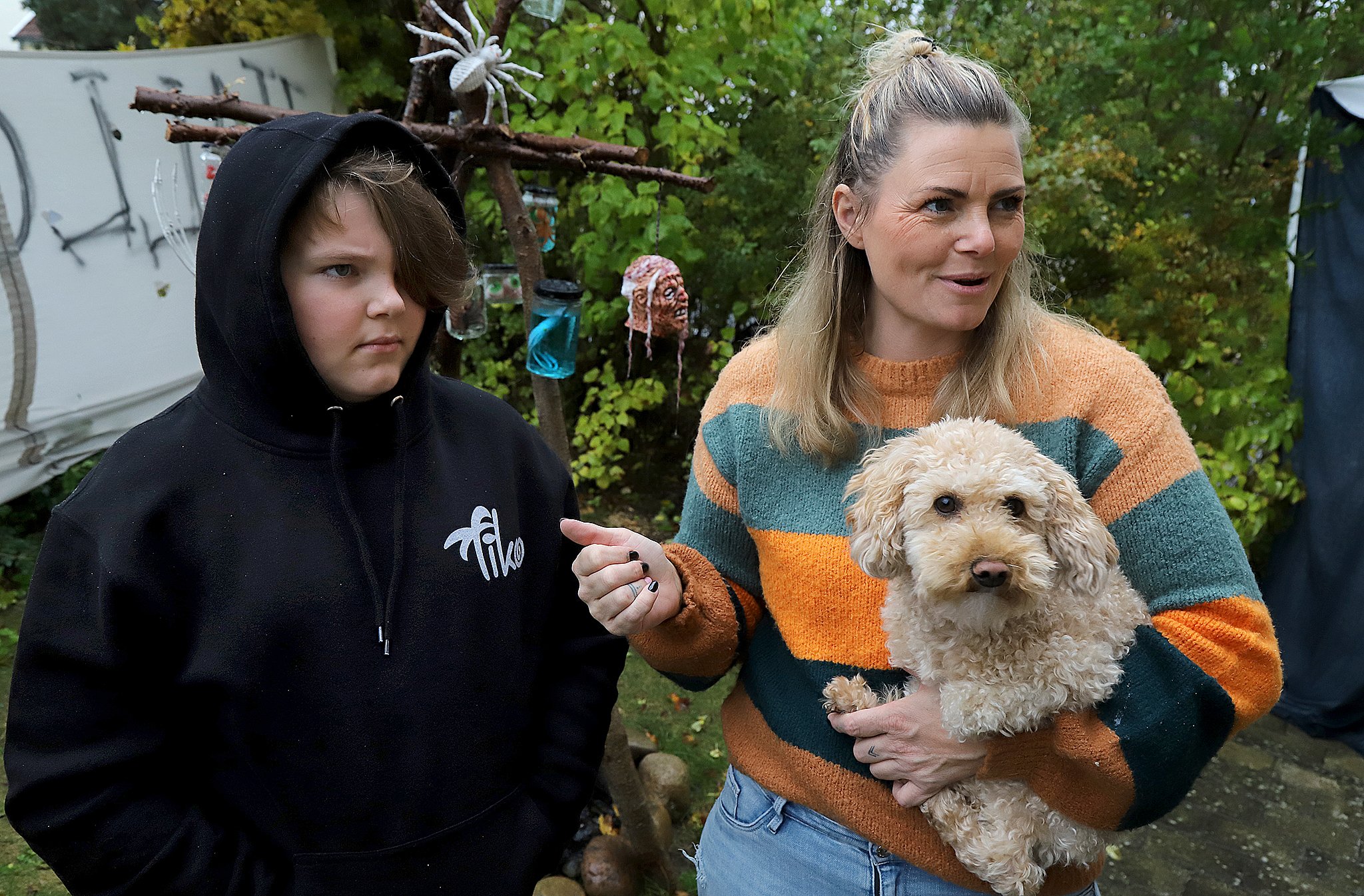 Magne og Christina Justesen har gået hjemme sammen siden 2019. Foto: Allan Nørregaard