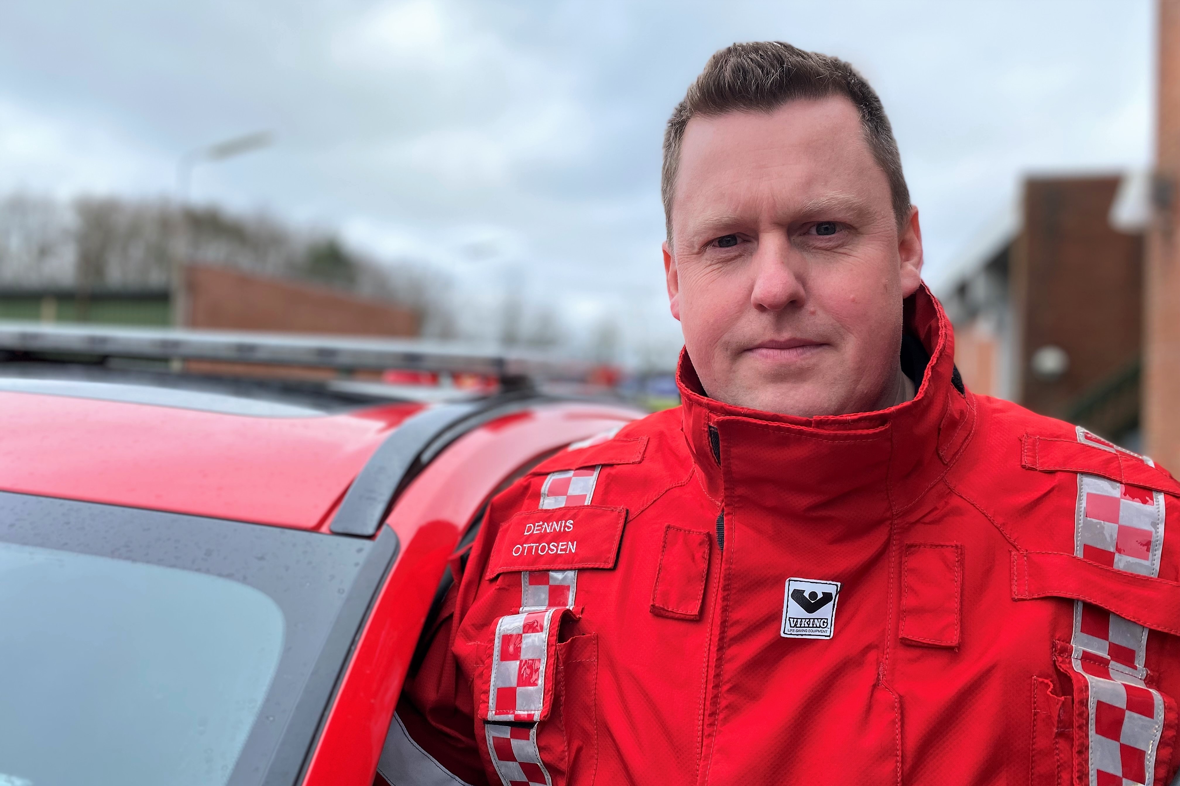 Beredskabschef Dennis Ottosen hos Beredskab 4K, fortæller, at man klar til at tage imod spejderne. - Kasper Ellesøe Beredskabschef Dennis Ottosen hos Beredskab 4K, fortæller, at man klar til at tage imod spejderne.