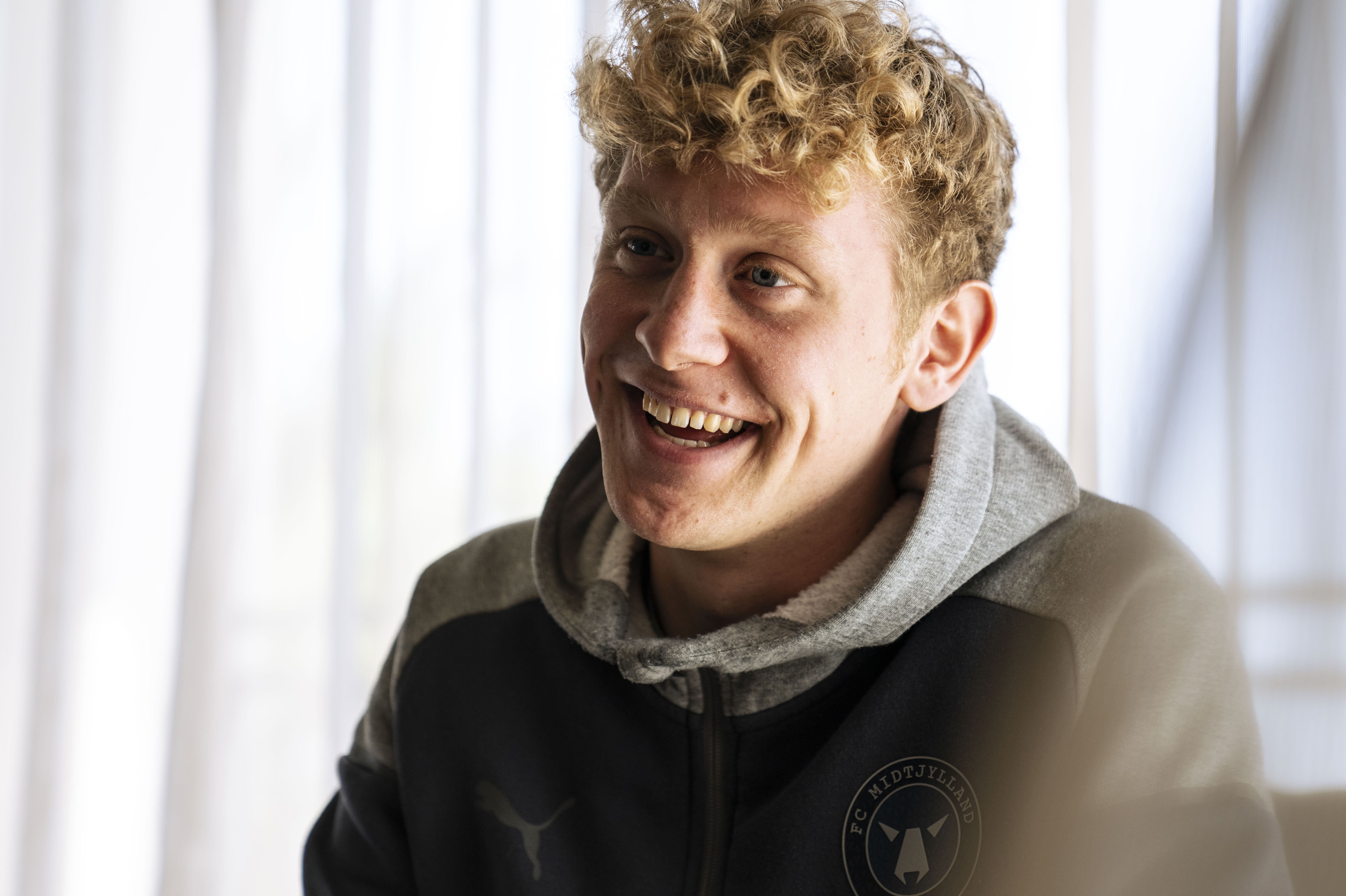 Oliver Sørensen fik et stort gennembrud for FCM i efteråret og vil arbejde med sit tekniske niveau.