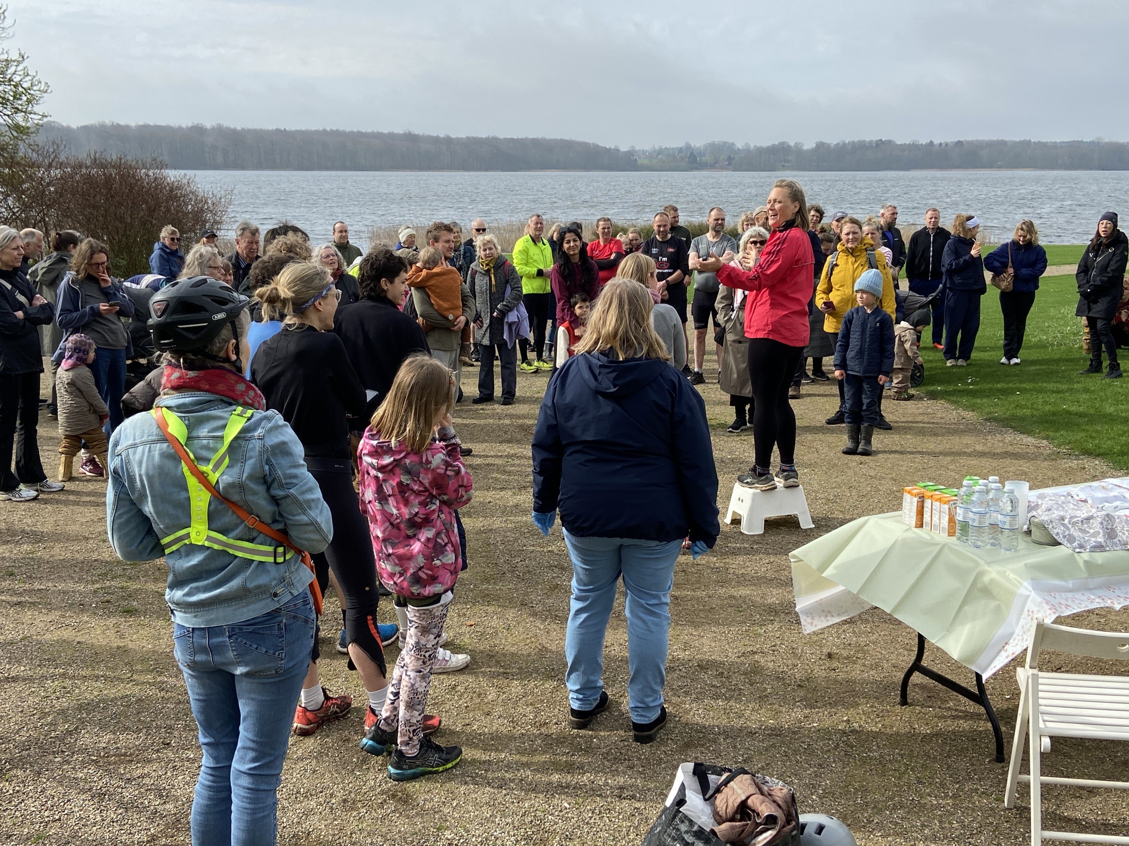 Løbet Sorø Sø rundt til støtte for Gazas børn samlede lige omkring 100 deltagere i 2024.