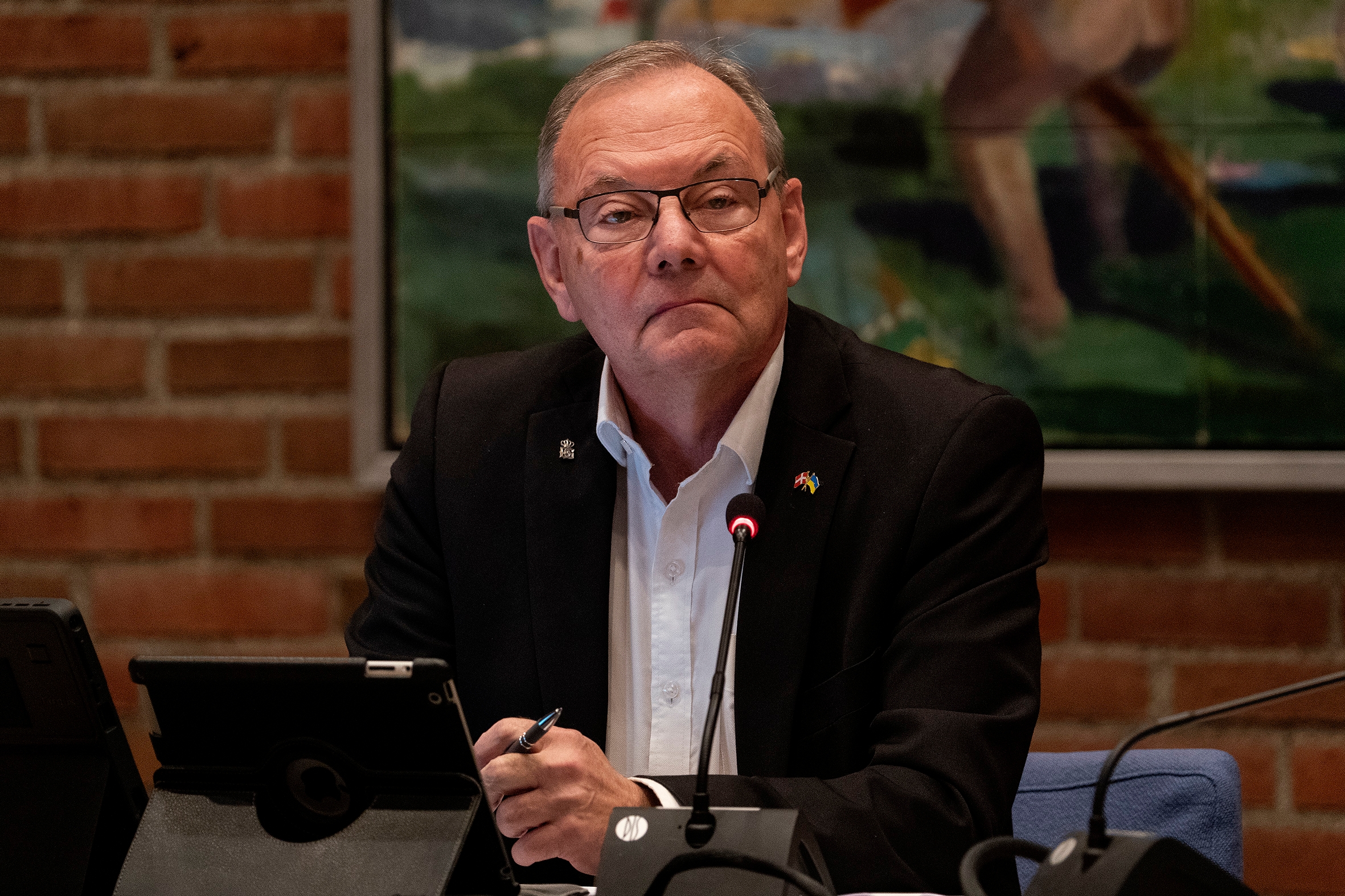 Kurt Scheelsbeck (K) indtræder som fungerende borgemester i Høje-Taastrup under byrådsmøde den 26. oktober. Foto: Thomas Olsen Kurt Scheelsbeck (K) indtræder som fungerende borgemester i Høje-Taastrup under byrådsmøde den 26. oktober. Foto: Thomas Olsen