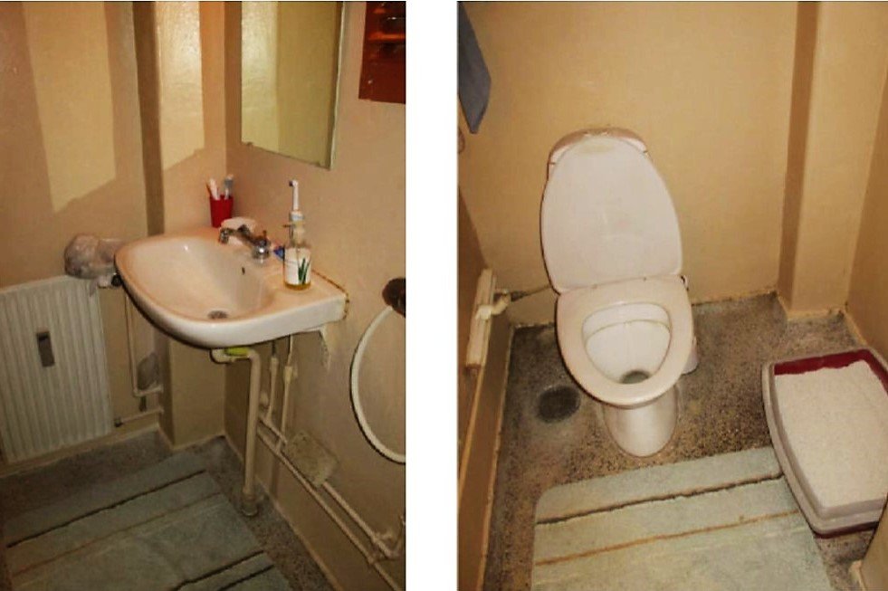 I dag har Grønnehavens lejligheder bittesmå københavner-badeværelser, hvor man nærmest skal stå oveni toilettet for at tage brusebad. Efter renoveringen vil de have brusenicher og forbedret ventilation. PR-foto
