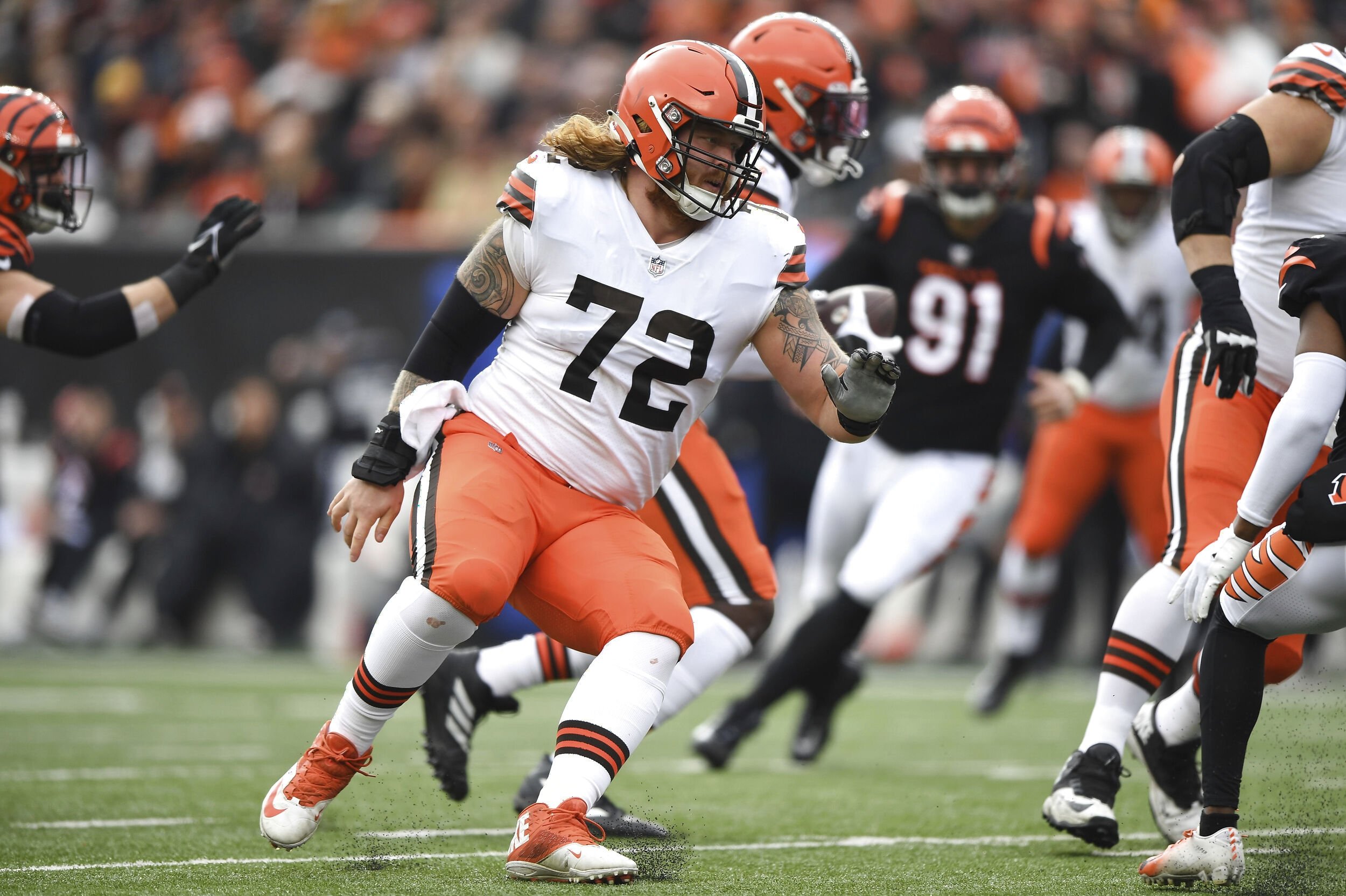 Med solide præstationer for Cleveland Browns i bagagen går Hjalte Froholdt ind til jobsøgningen med ro.