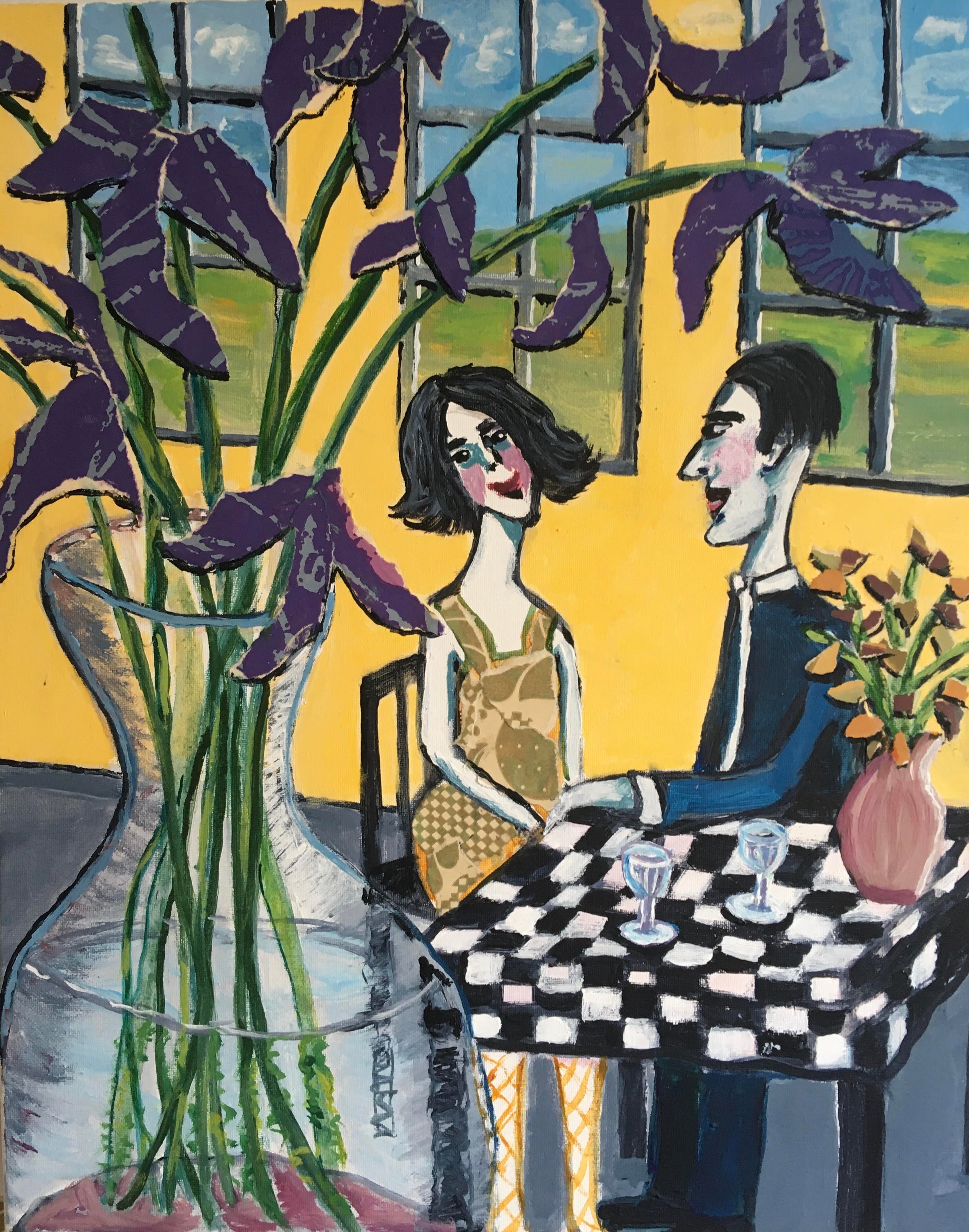 Malerier, skulpturer, keramik og andre typer kunst kan opleves på en ny udstilling, der slår dørene op 28. januar. Maleri: Eva Storm.