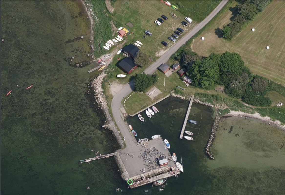 Sagen om Vordingborg Kommunes ønske om at afhænde Skåninge Bro Havn har skabt opstandelse på Bogø. Foto er fra den lokalplan, som Vordingborg Kommune vedtog for et par år siden og som betød, at kommunen overtog hele havneområdet - både til lands og vands. Foto: Vordingborg Kommune