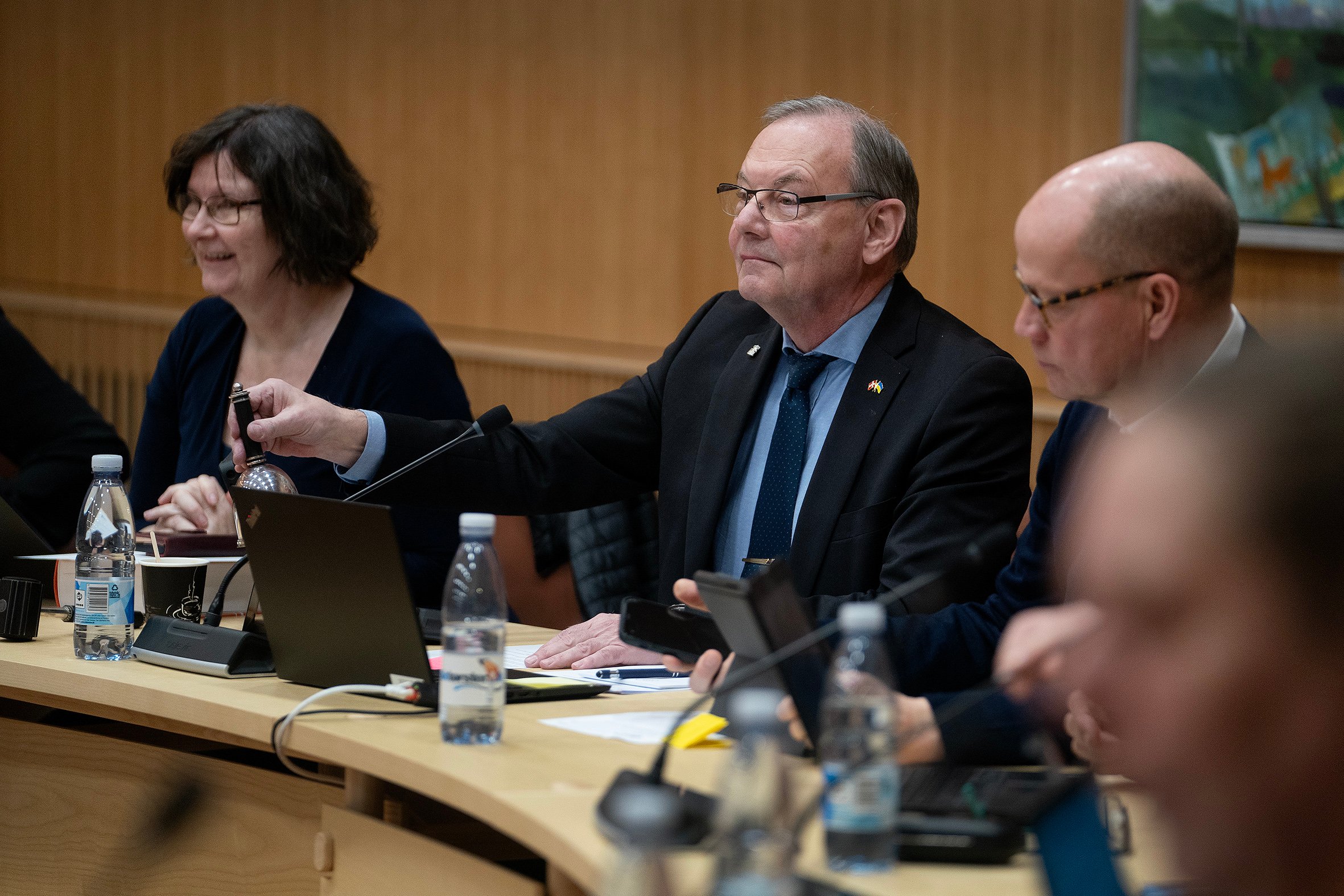 Kurt Scheelsbeck åbnede første byrådsmøde på det nye rådhus den 15. februar 2023 i sin kapaciteter som fungerende borgmester dengang.