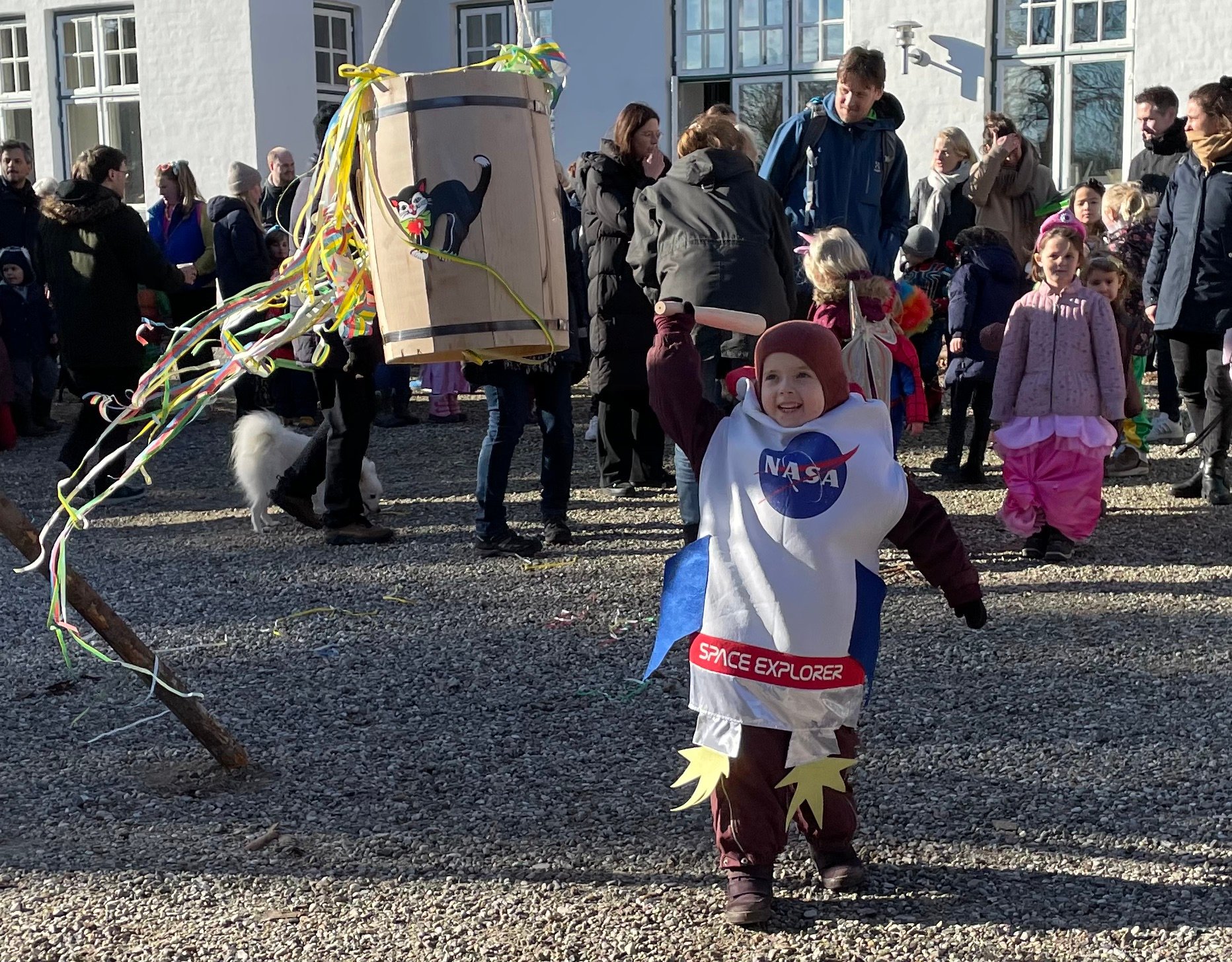 Søndag var der fastelavn i Blovstrød Sognegård. Foto: Flemming Nyberg