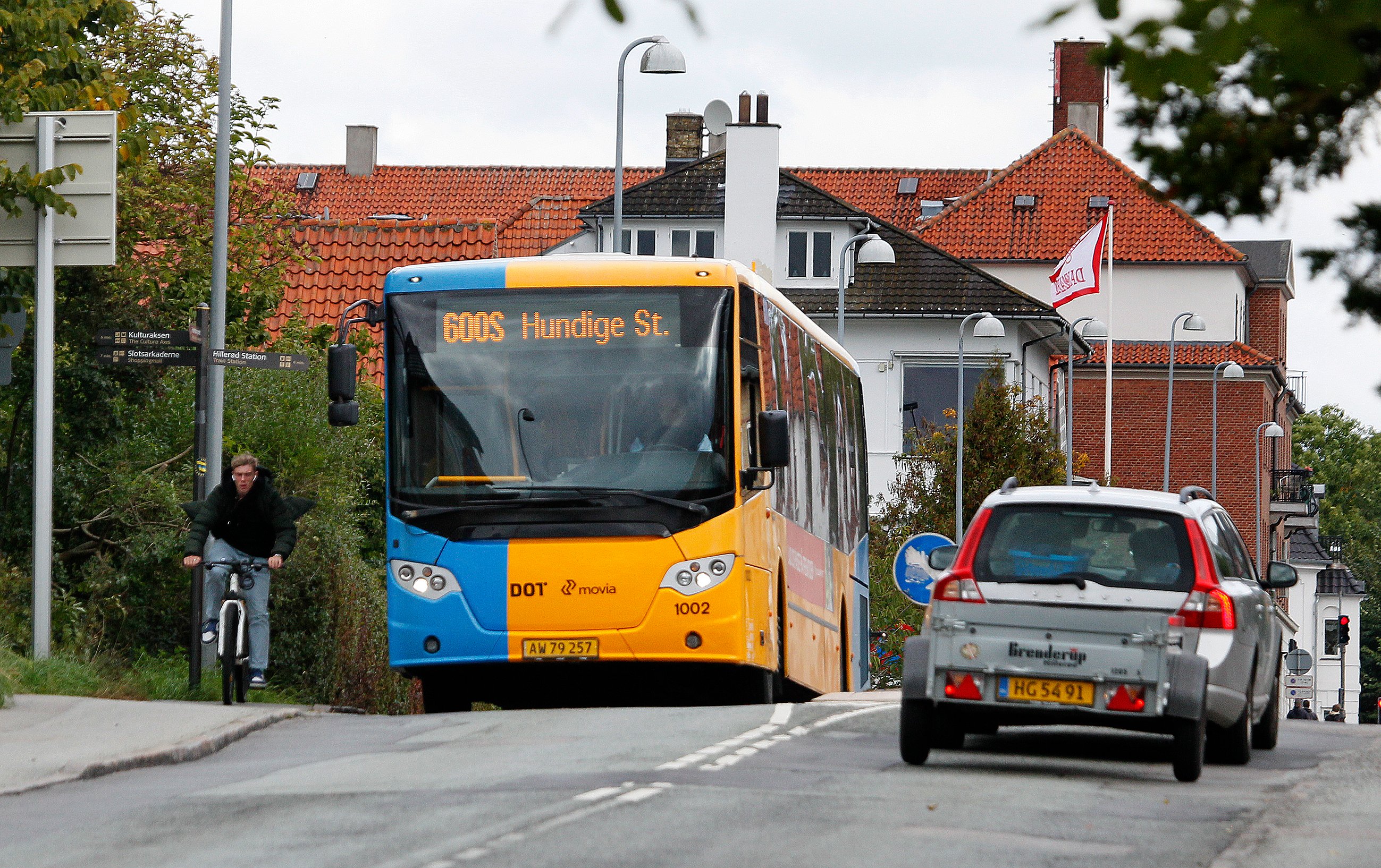 Hillerød har fået fem millioner kroner fra ny statslig trafikpulje til blandt andet at lave en busbane på Milnersvej. Arkivfoto: Allan Nørregaard