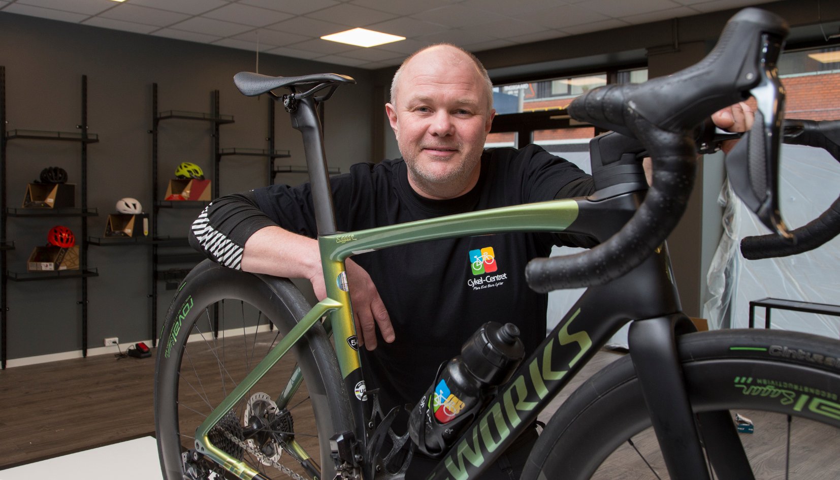 Søren Christoffersen åbner endnu en cykelbutik med navnet Cykel-Centret. Den finder man i Slagelse, hvor den åbner onsdag den 8. februar. Foto: Elisa Hauerbach