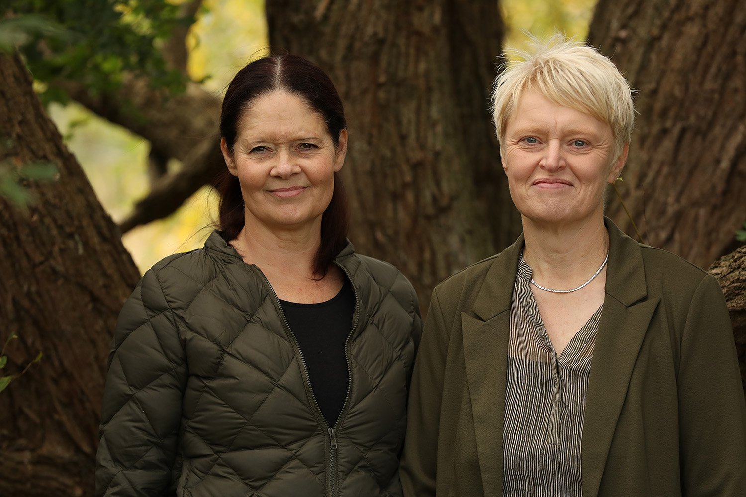 Charlotte Havgaard (tv) er sammen med kompagnonen Rikke Løfqvist sprunget ud som selvstændig bedemand. Pr-foto.