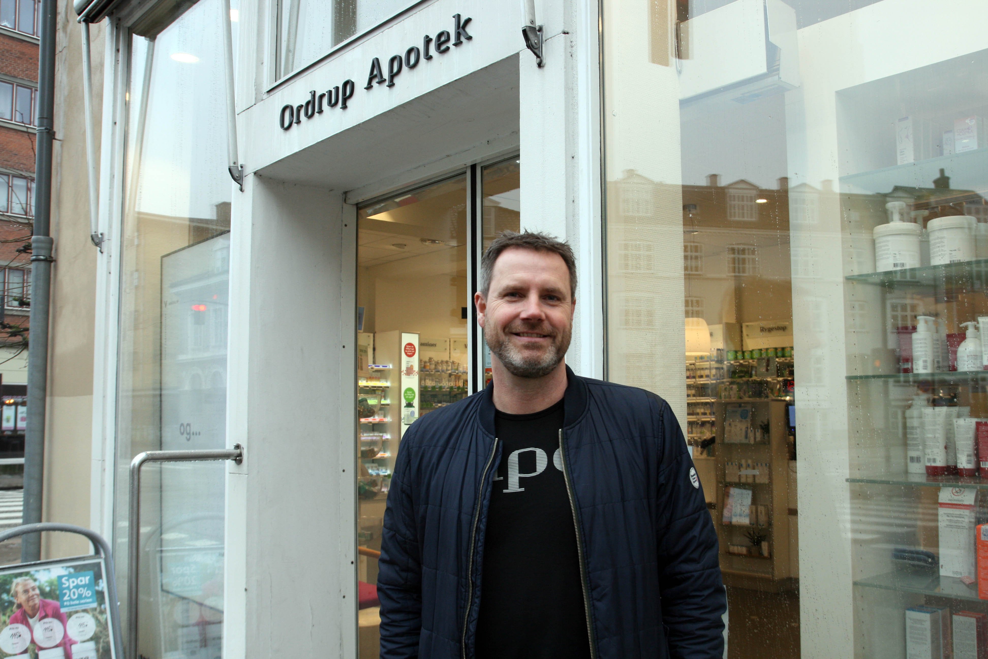 Anders Nicolai Nielsen er den nye ejer af Ordrup Apotek. Foto: Jesper Bjørn Larsen