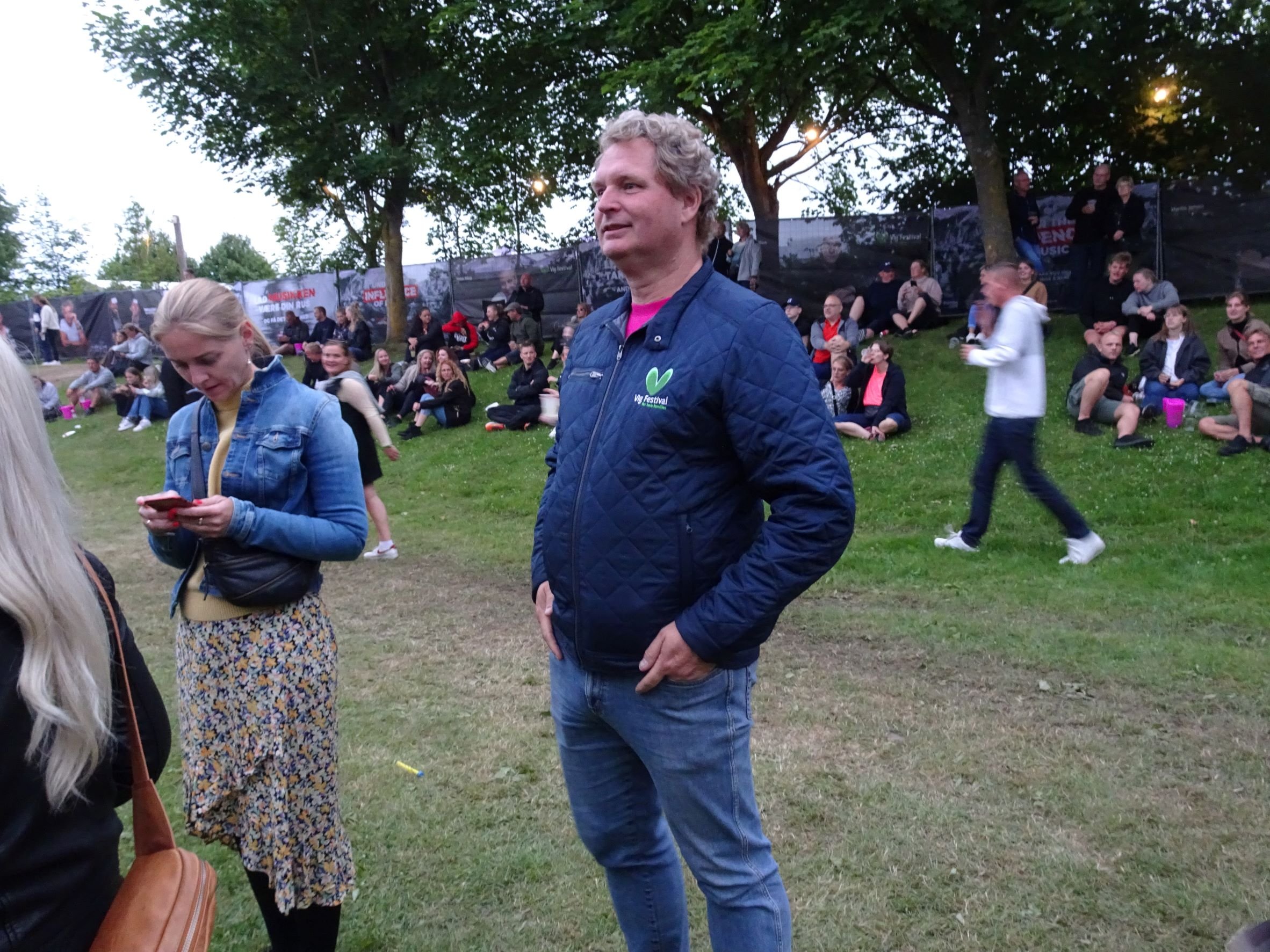 - Vi vil gerne tyvstarte festivalen på en god måde, siger Lars Gjerlufsen, formand for Vig Festivals bestyrelse. Foto: Stefan Andreasen