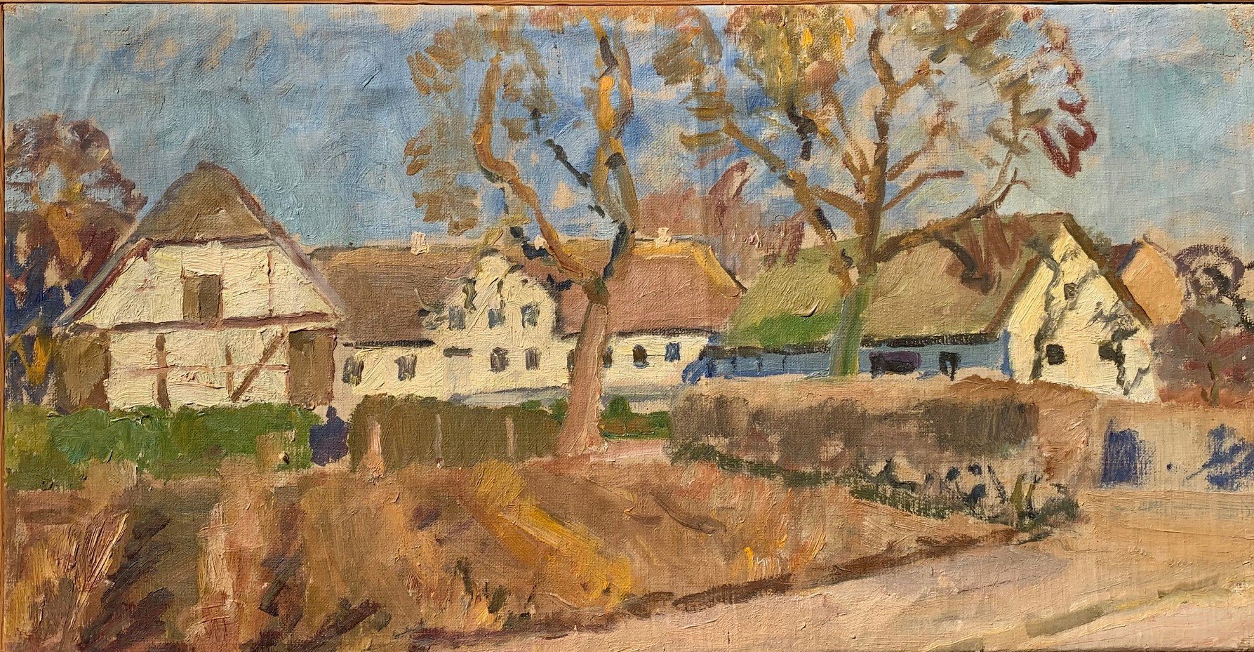 Foto: Axel Bredsdorff: ”Præstegården” (olie på lærred) (ca. 1935)